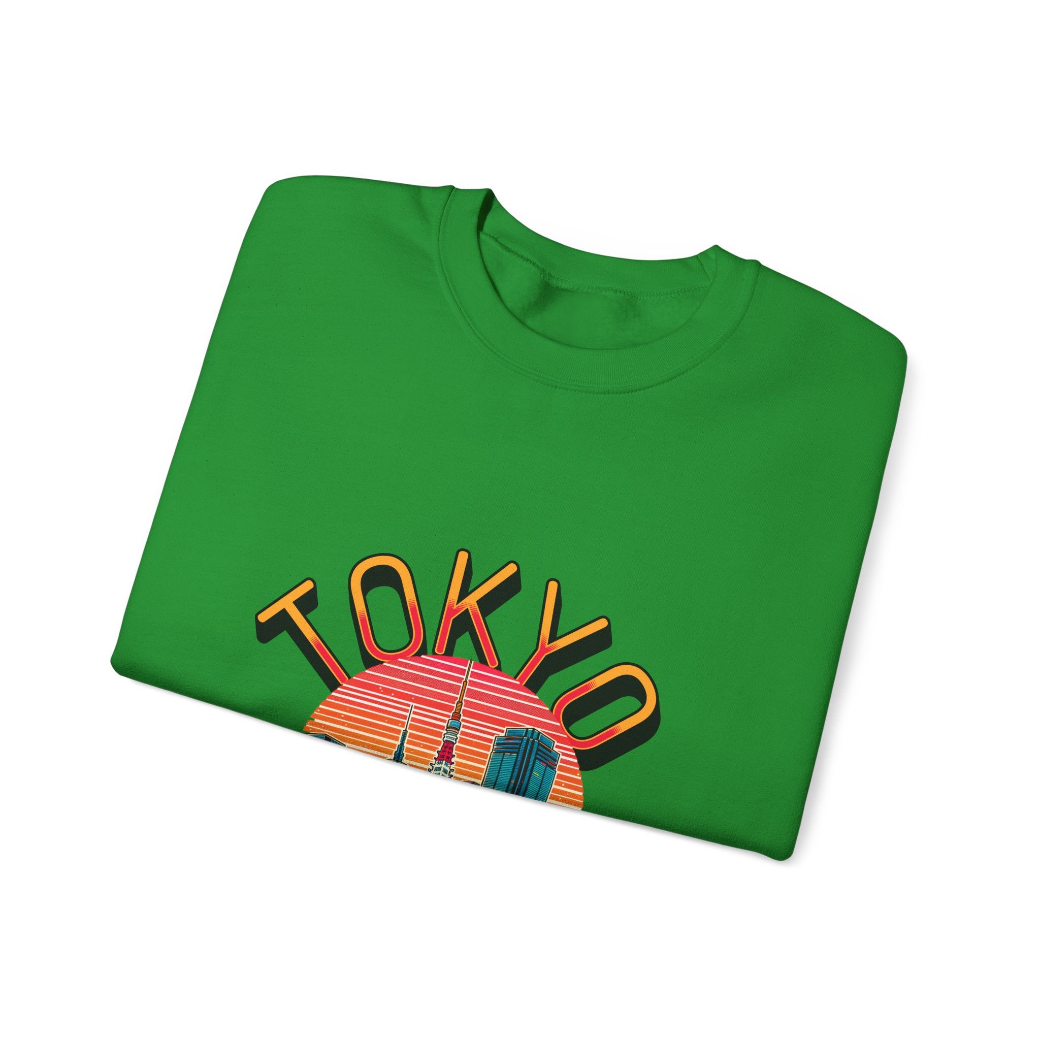Toyko Old meets New Unisex Heavy Blend™ Crewneck Sweatshirt