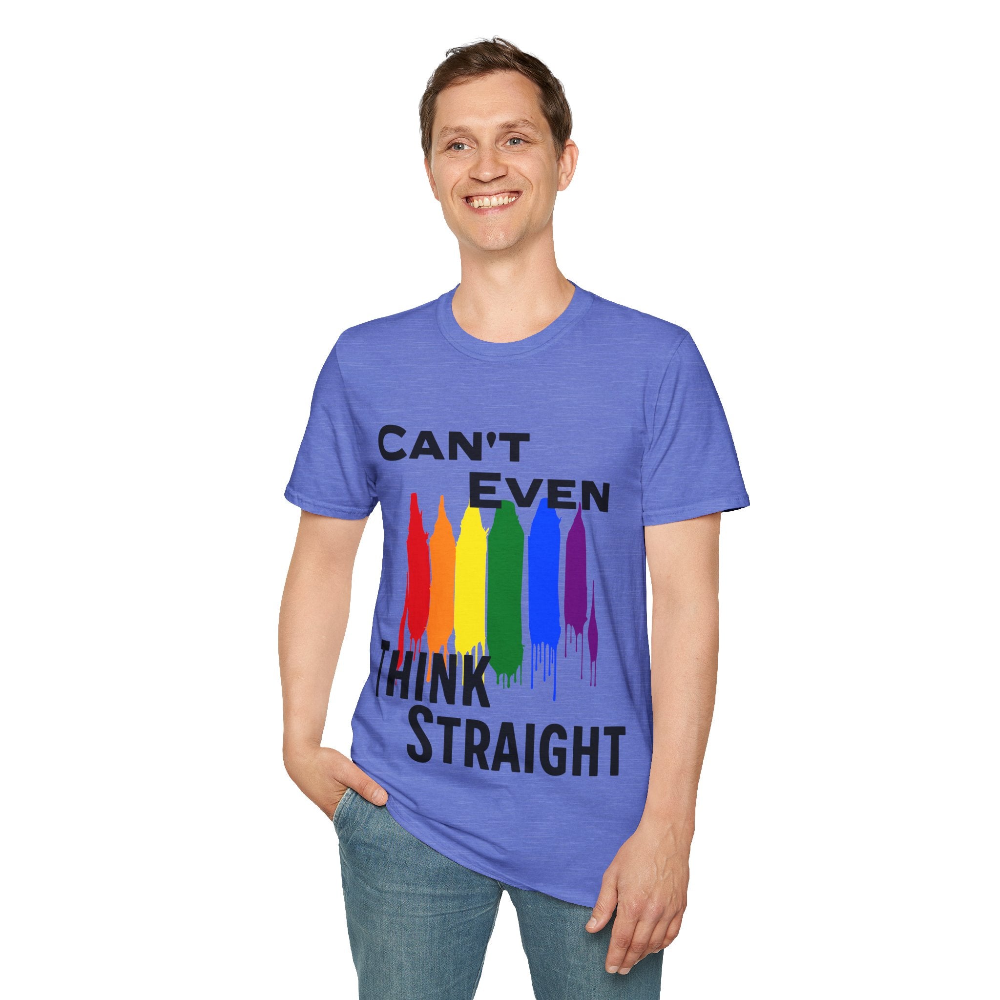 Think Straight Unisex Softstyle T-Shirt