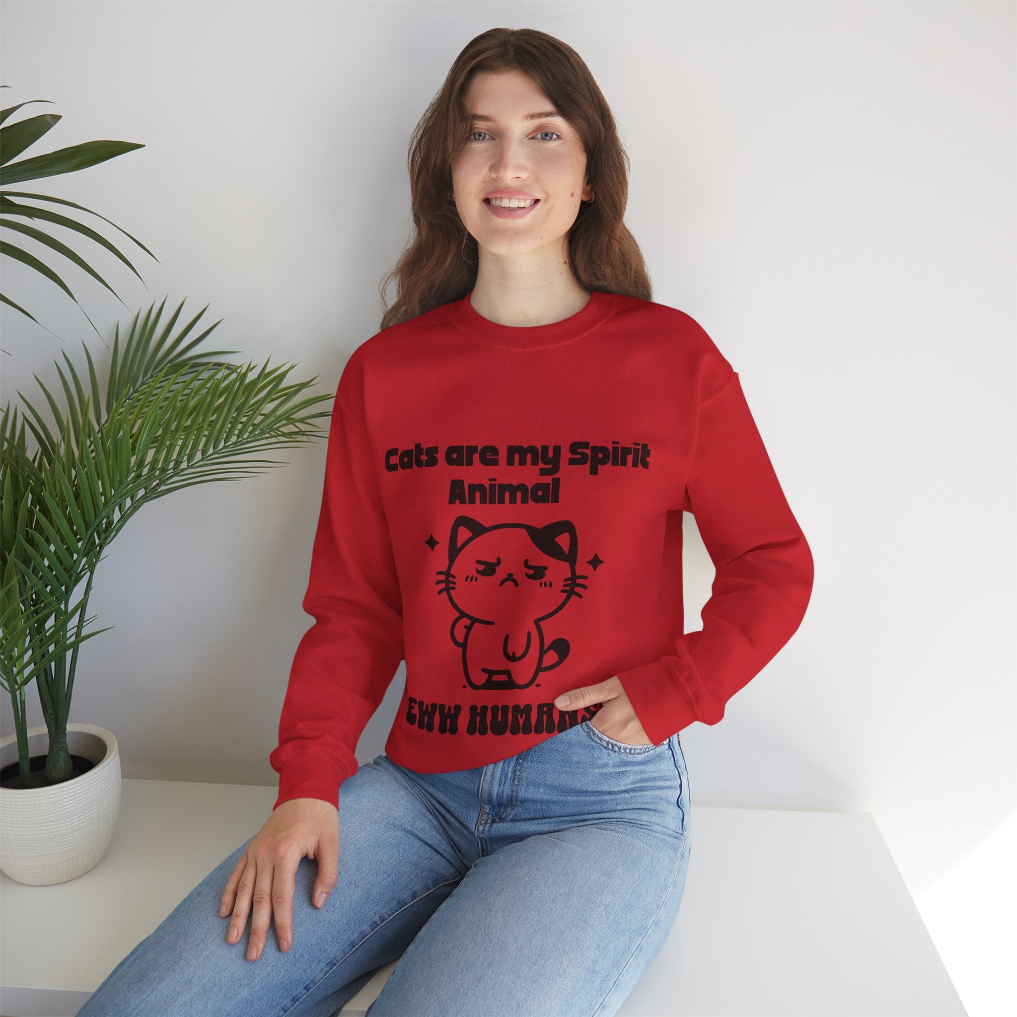 Eww Humans Unisex Heavy Blend™ Crewneck Sweatshirt