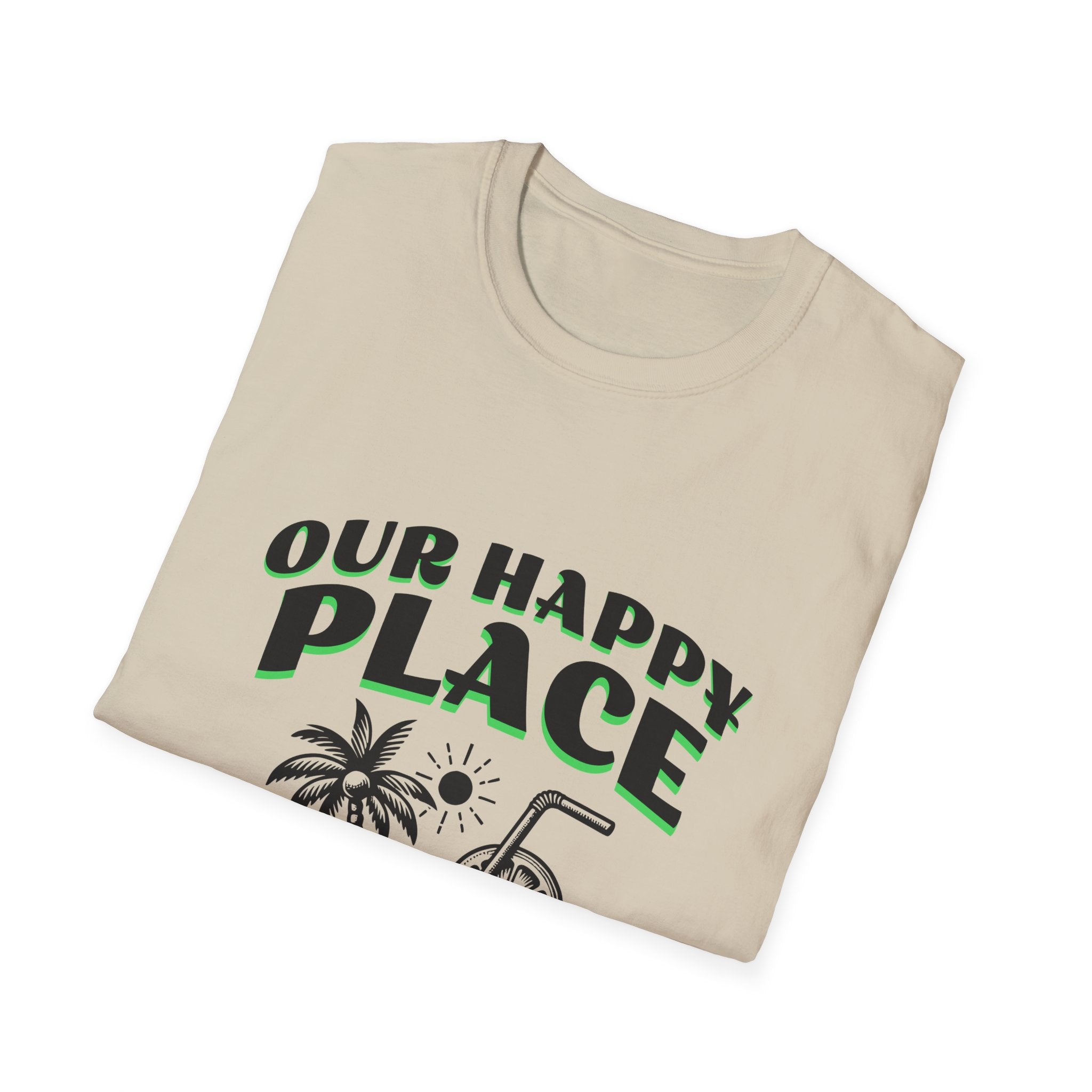 Happy Place Unisex Softstyle T-Shirt