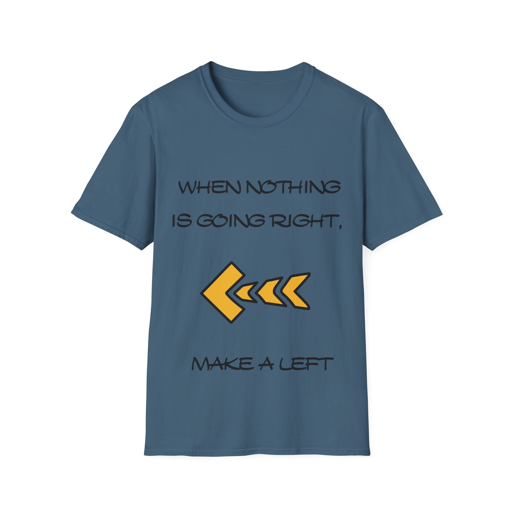 Make a Left Unisex Softstyle T-Shirt