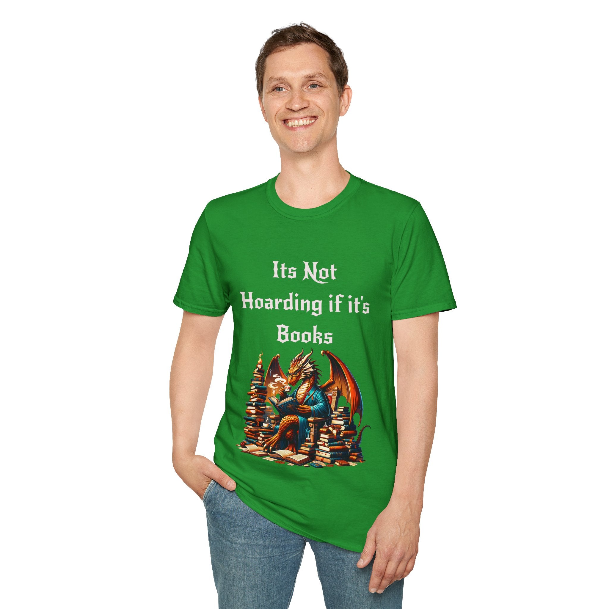 Hoarding Books Unisex Softstyle T-Shirt