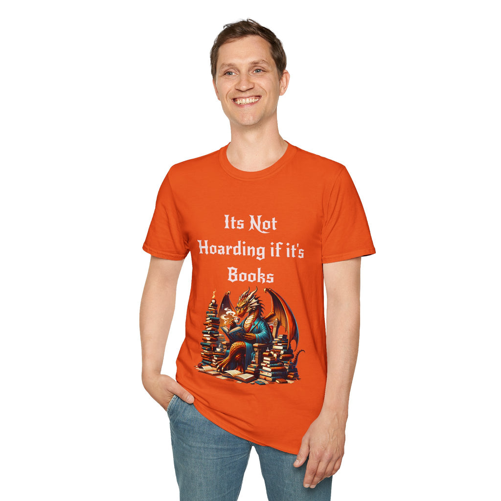 Hoarding Books Unisex Softstyle T-Shirt