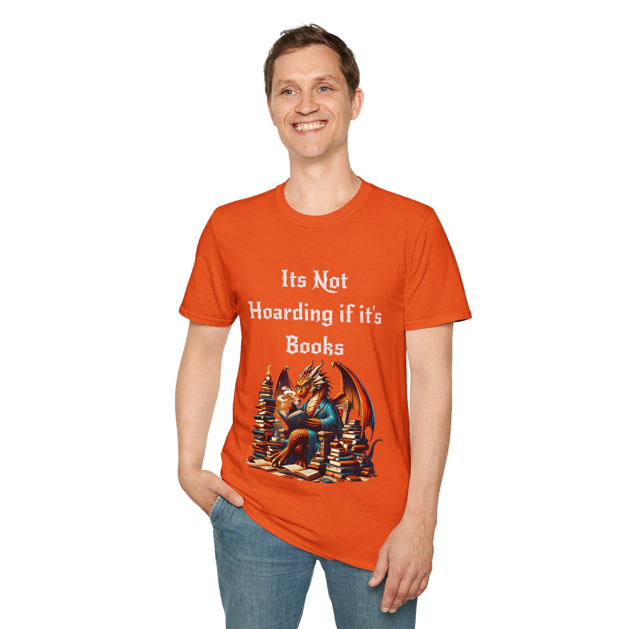 Hoarding Books Unisex Softstyle T-Shirt