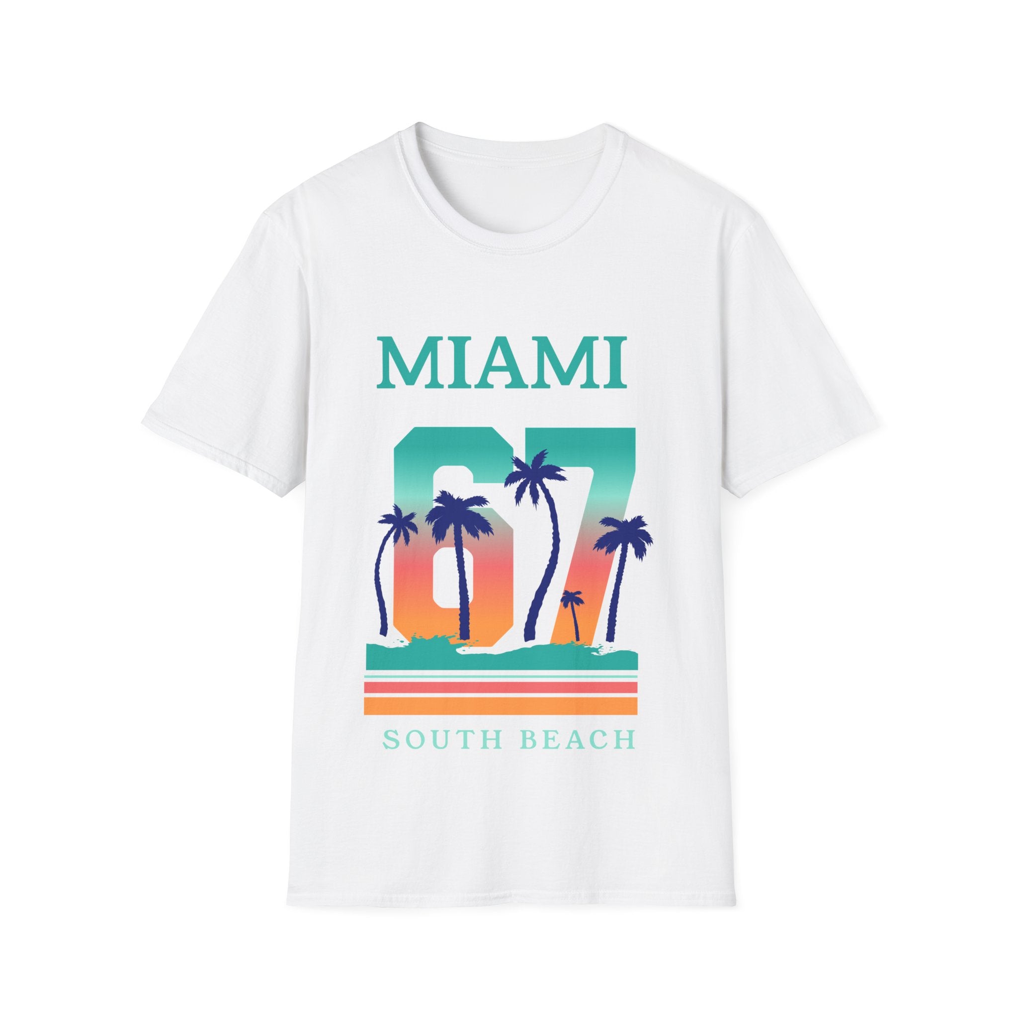 Miami South Beach Unisex Softstyle T-Shirt