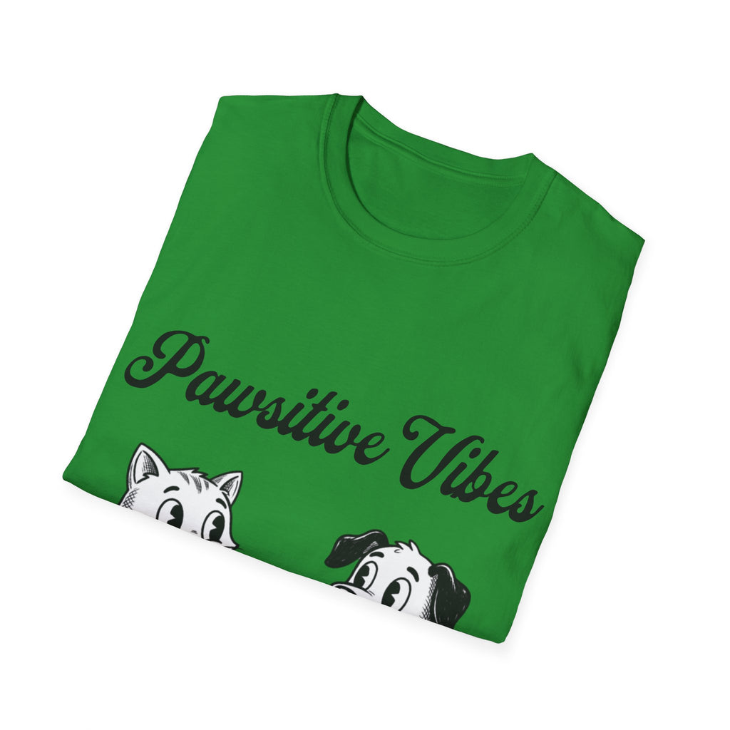 Pawsitive Vibes Unisex Softstyle T-Shirt
