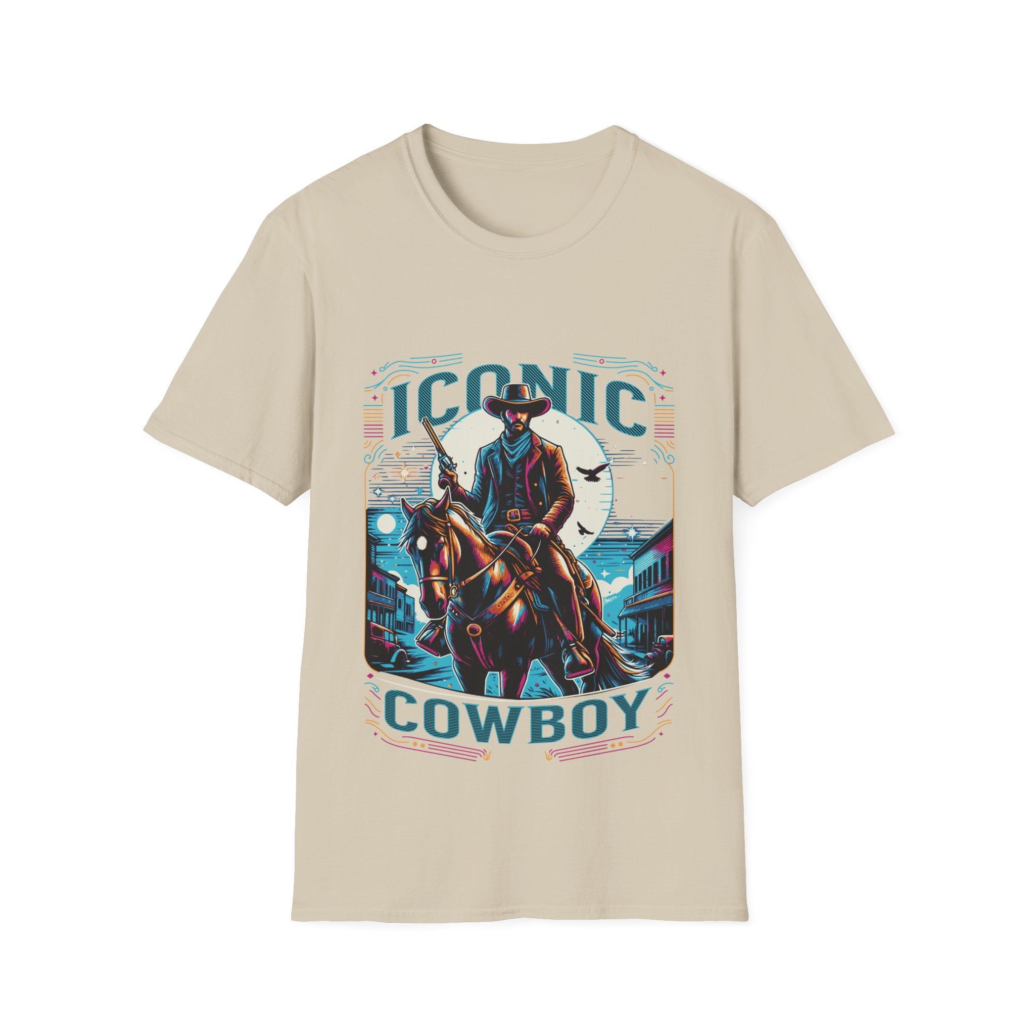 Iconic Cowboy Unisex Softstyle T-Shirt