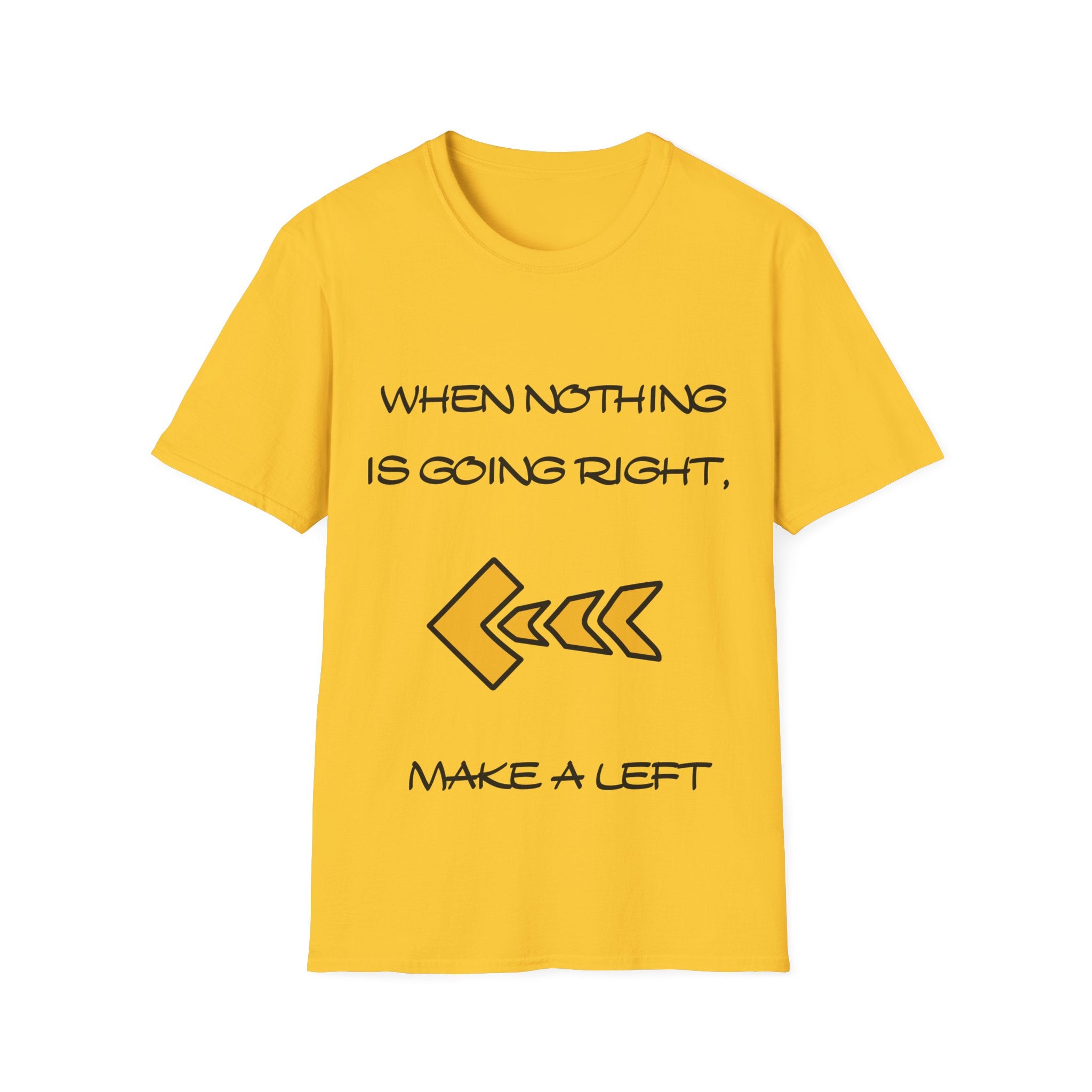 Make a Left Unisex Softstyle T-Shirt