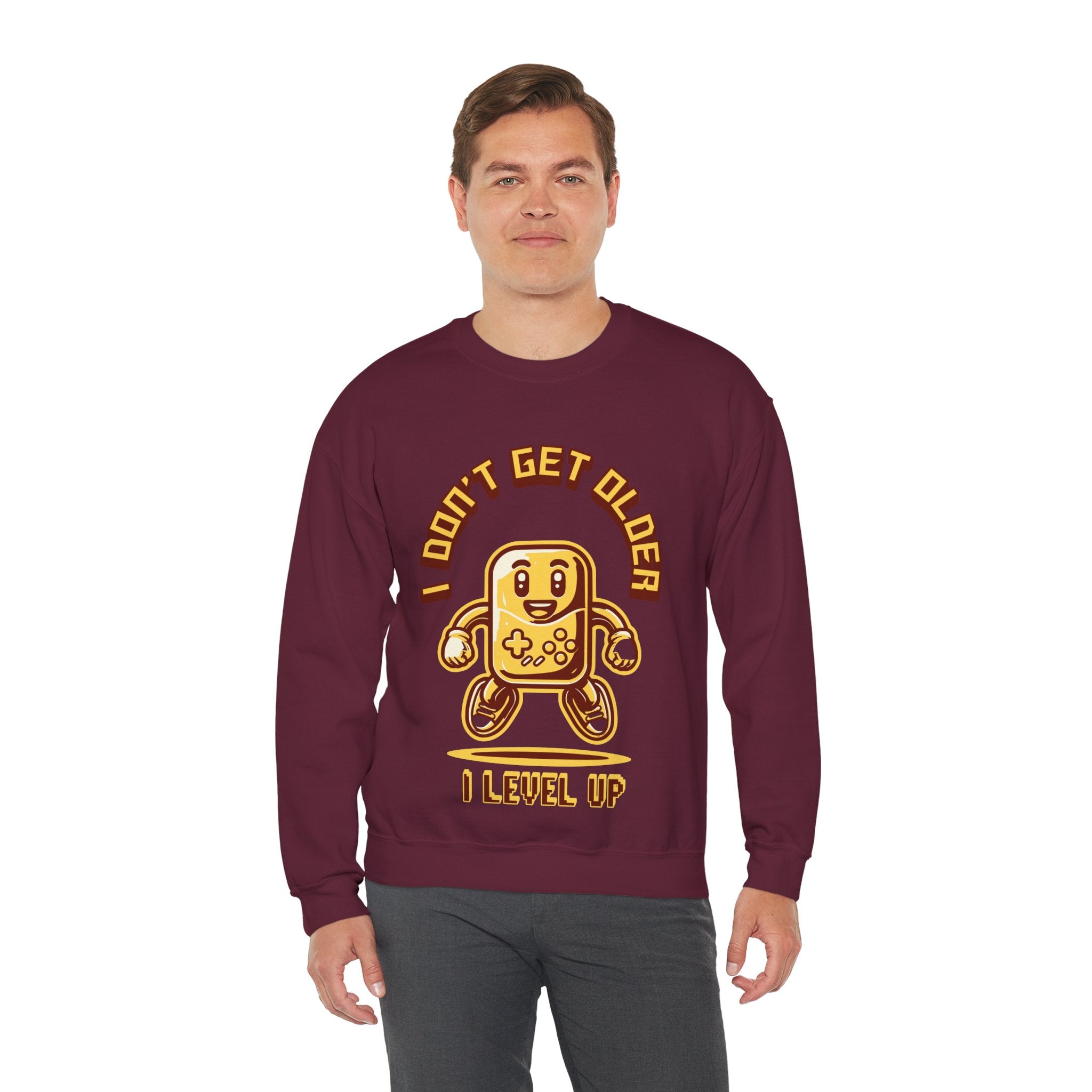 I Level Up Unisex Heavy Blend™ Crewneck Sweatshirt