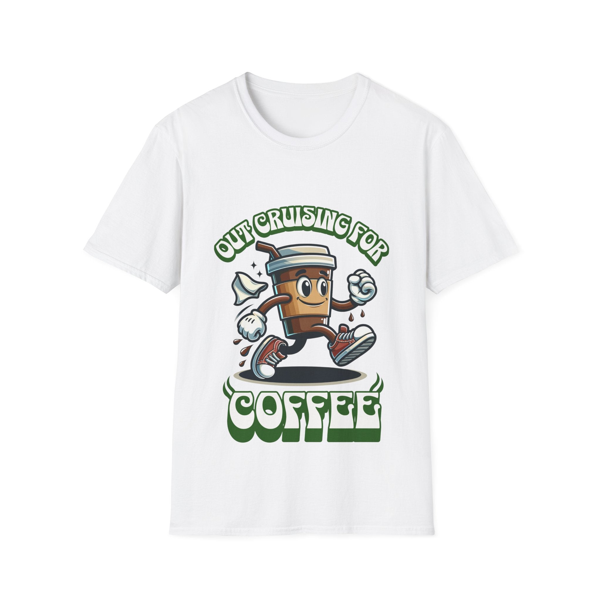 Cruising for Coffee Unisex Softstyle T-Shirt