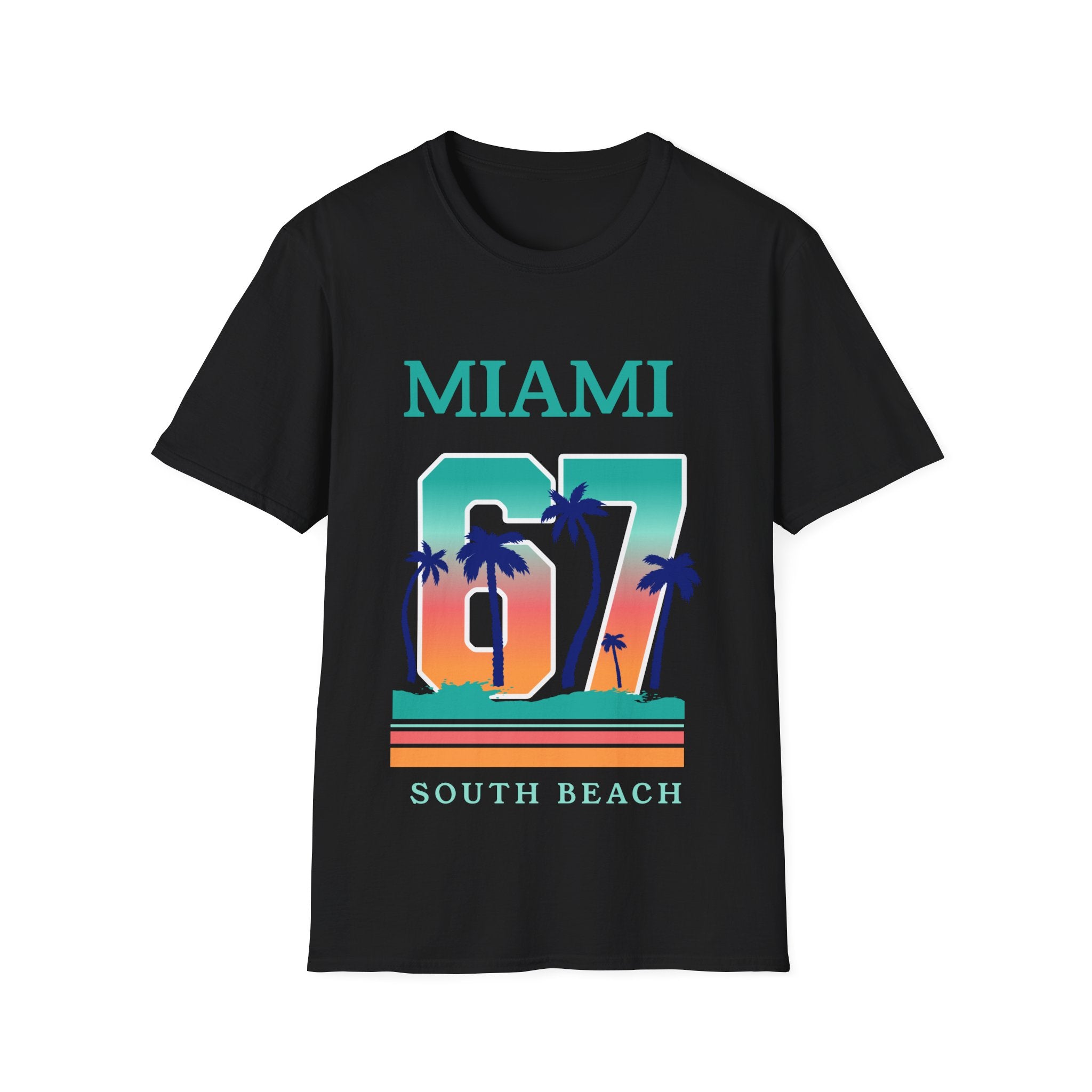 Miami South Beach Unisex Softstyle T-Shirt