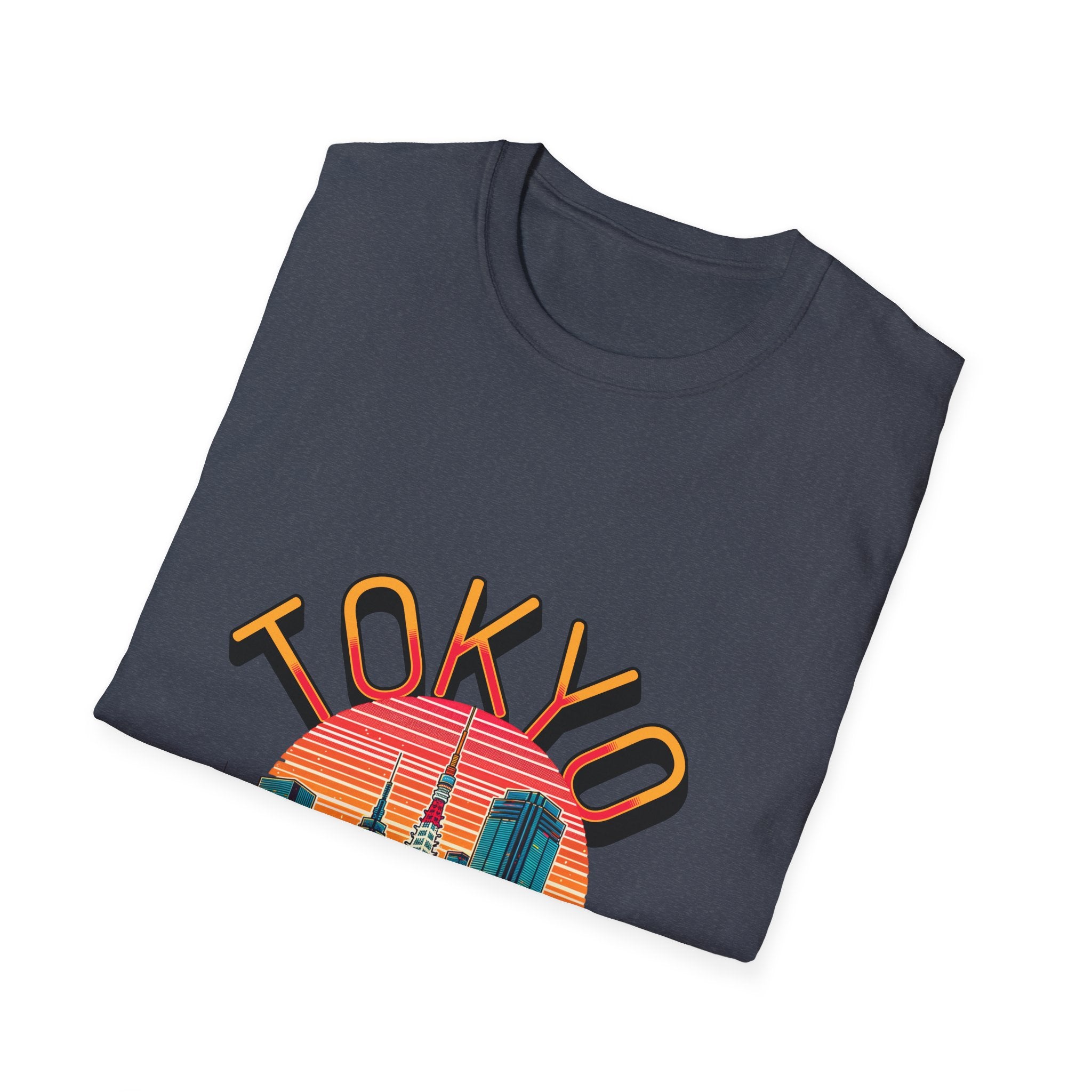 Toyko Old Meets New Unisex Softstyle T-Shirt