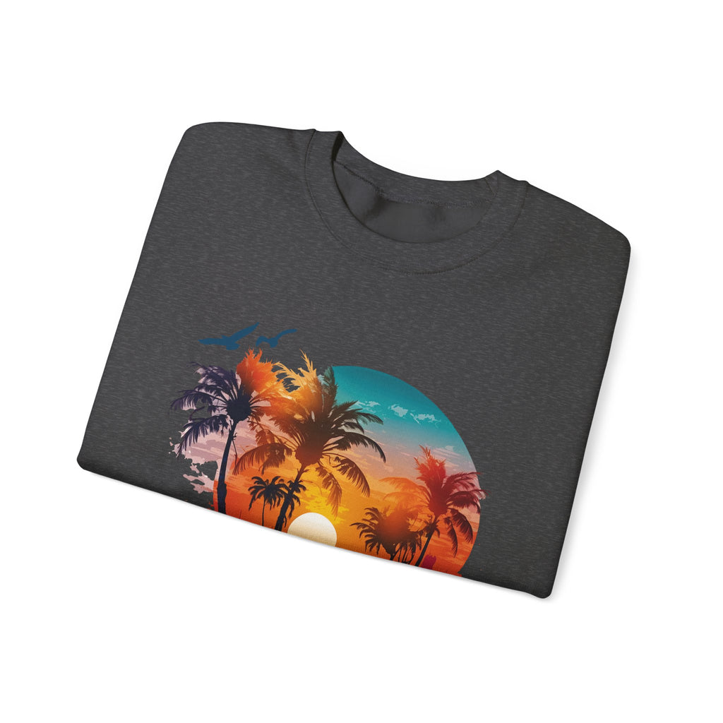 Miami Beach Unisex Heavy Blend™ Crewneck Sweatshirt