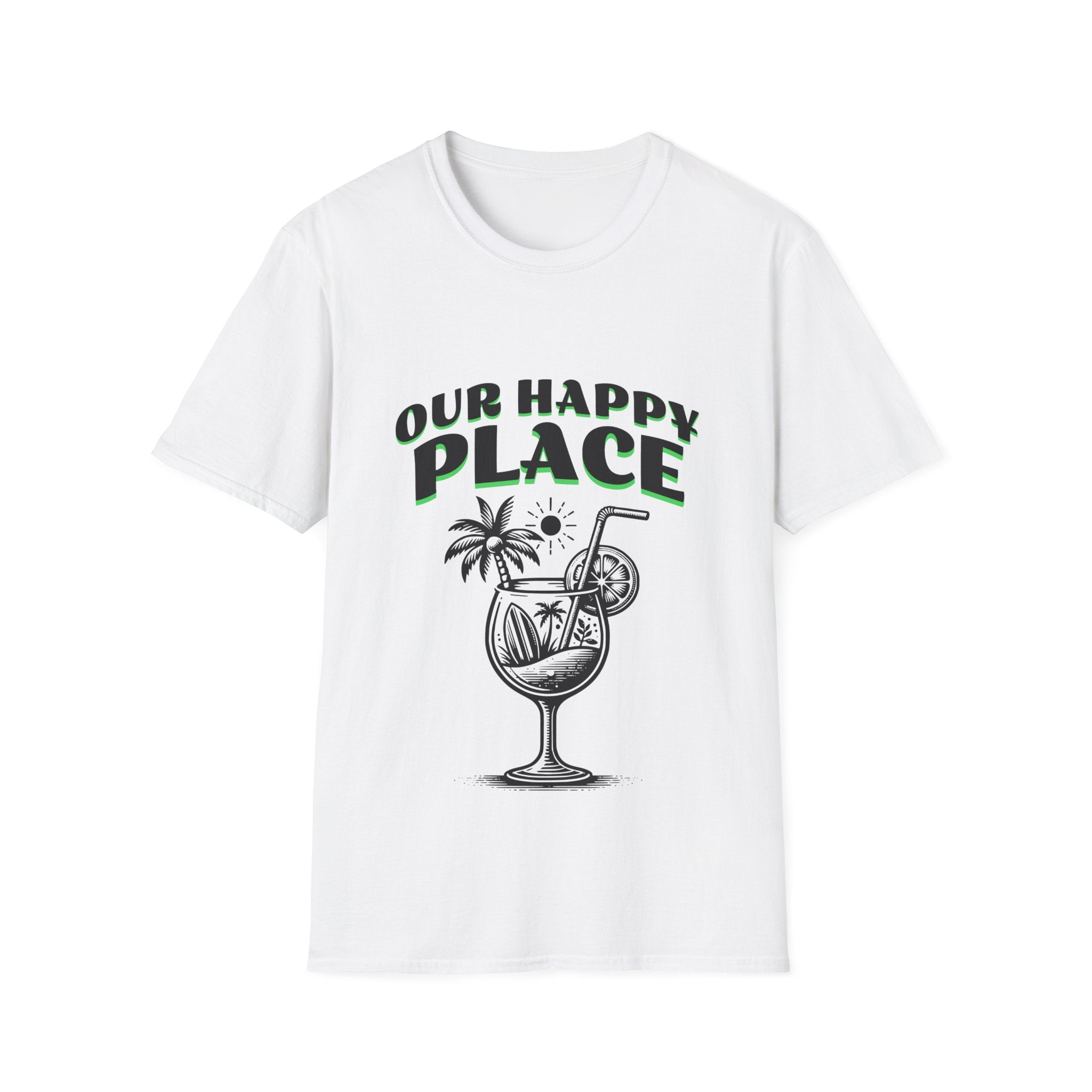Happy Place Unisex Softstyle T-Shirt