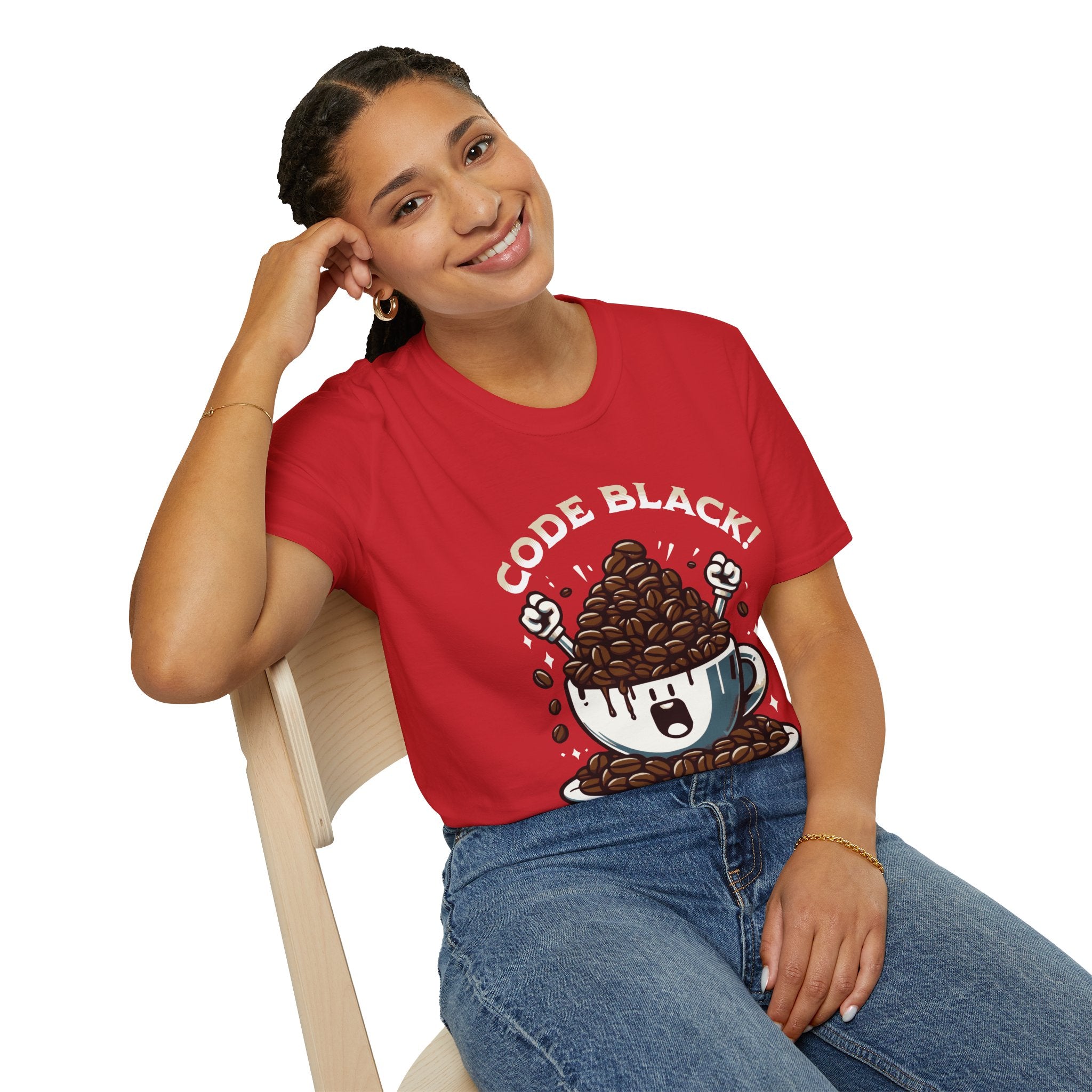 Code Black Unisex Softstyle T-Shirt