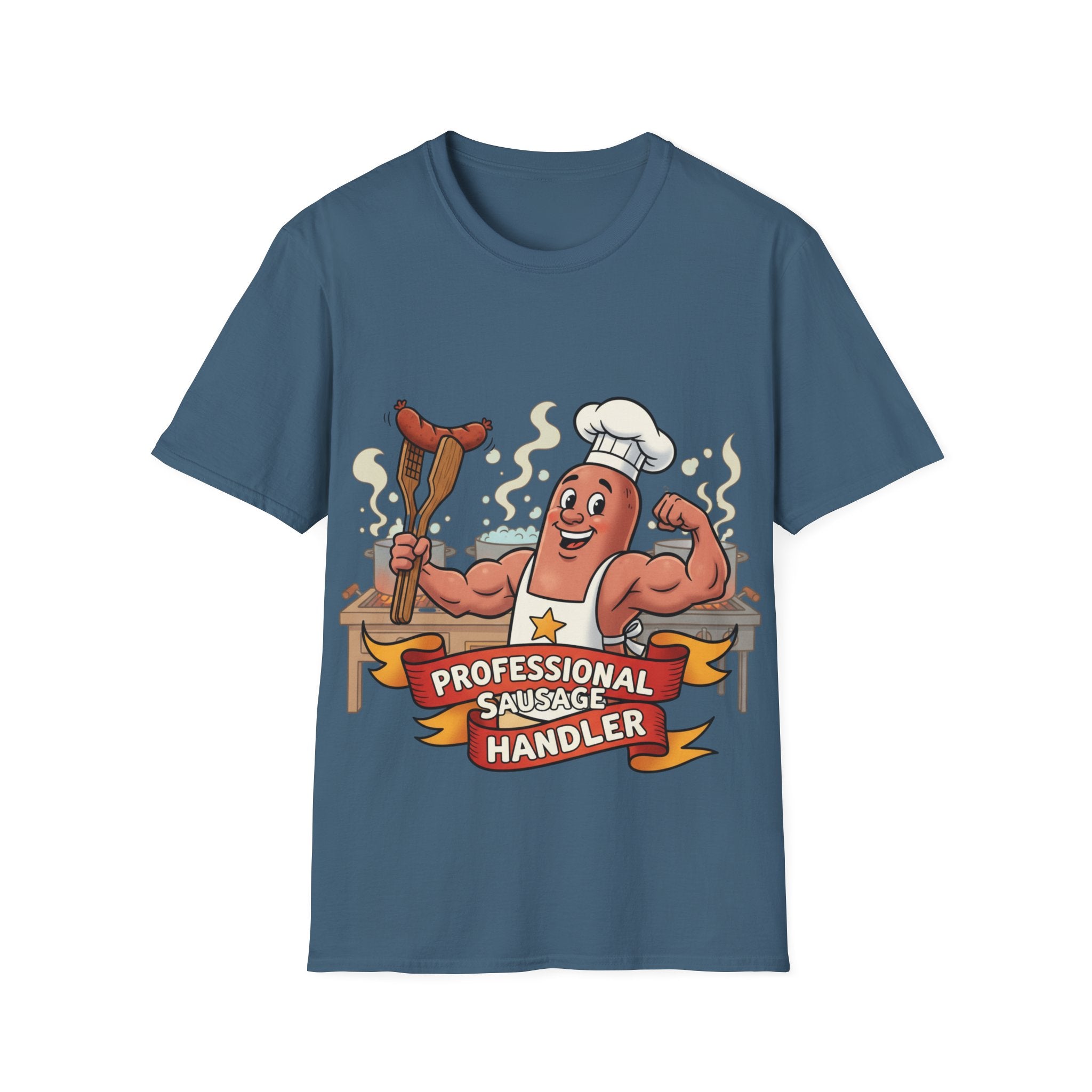 Sausage Handler Unisex Softstyle T-Shirt