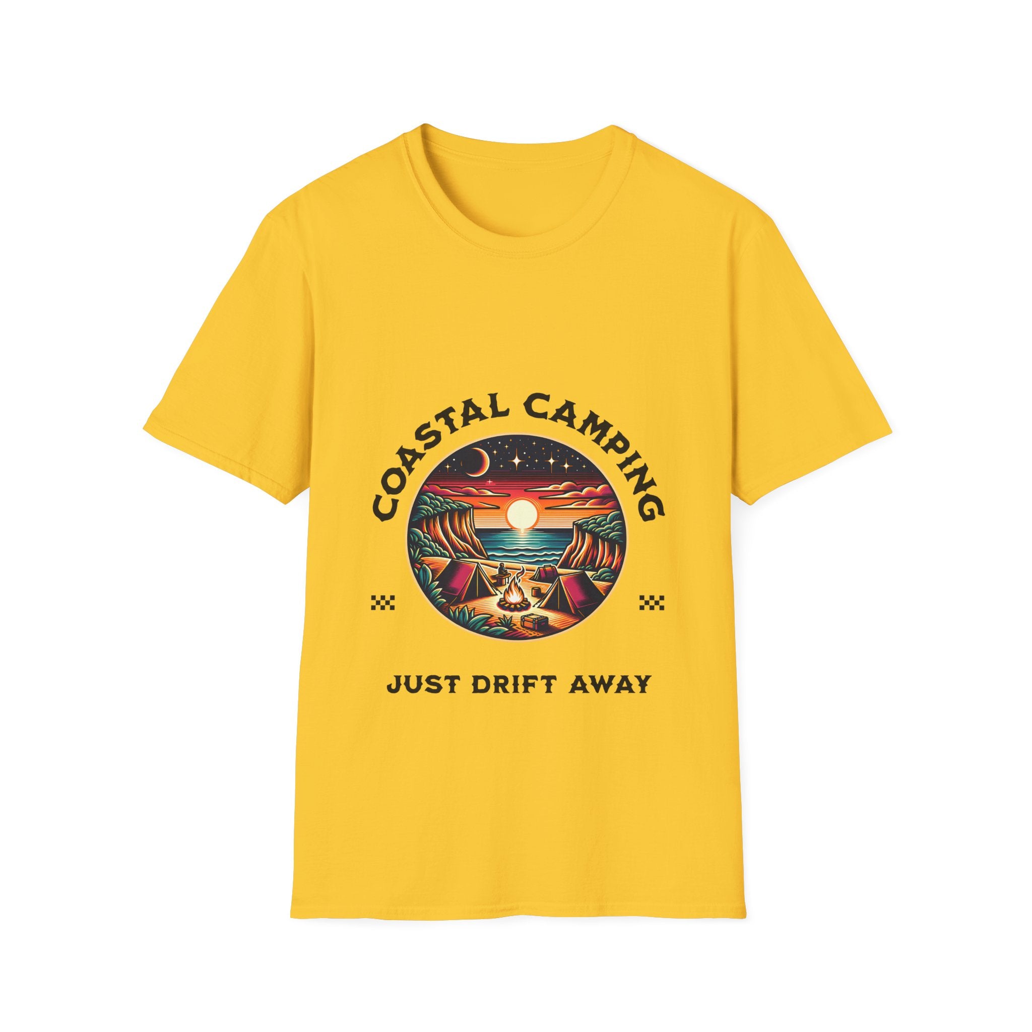 Coastal Camping Unisex Softstyle T-Shirt