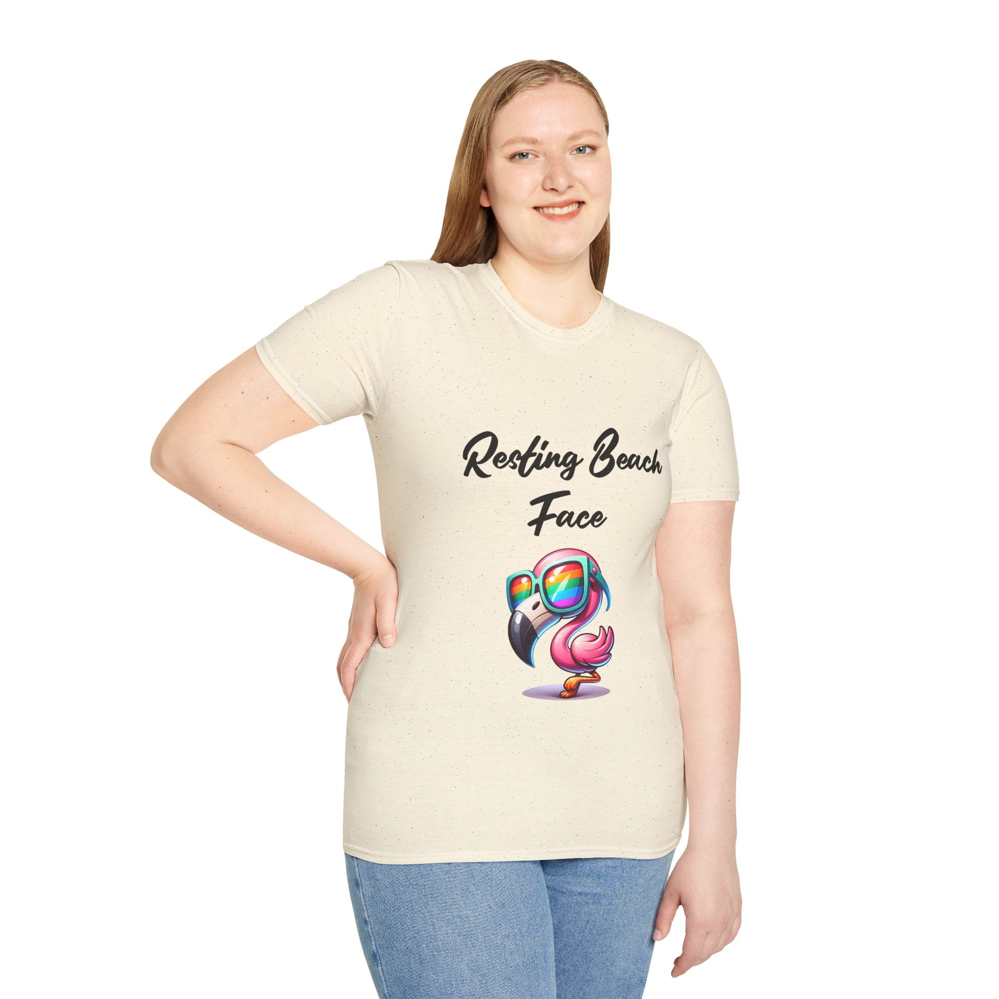 Beach Face Unisex Softstyle T-Shirt