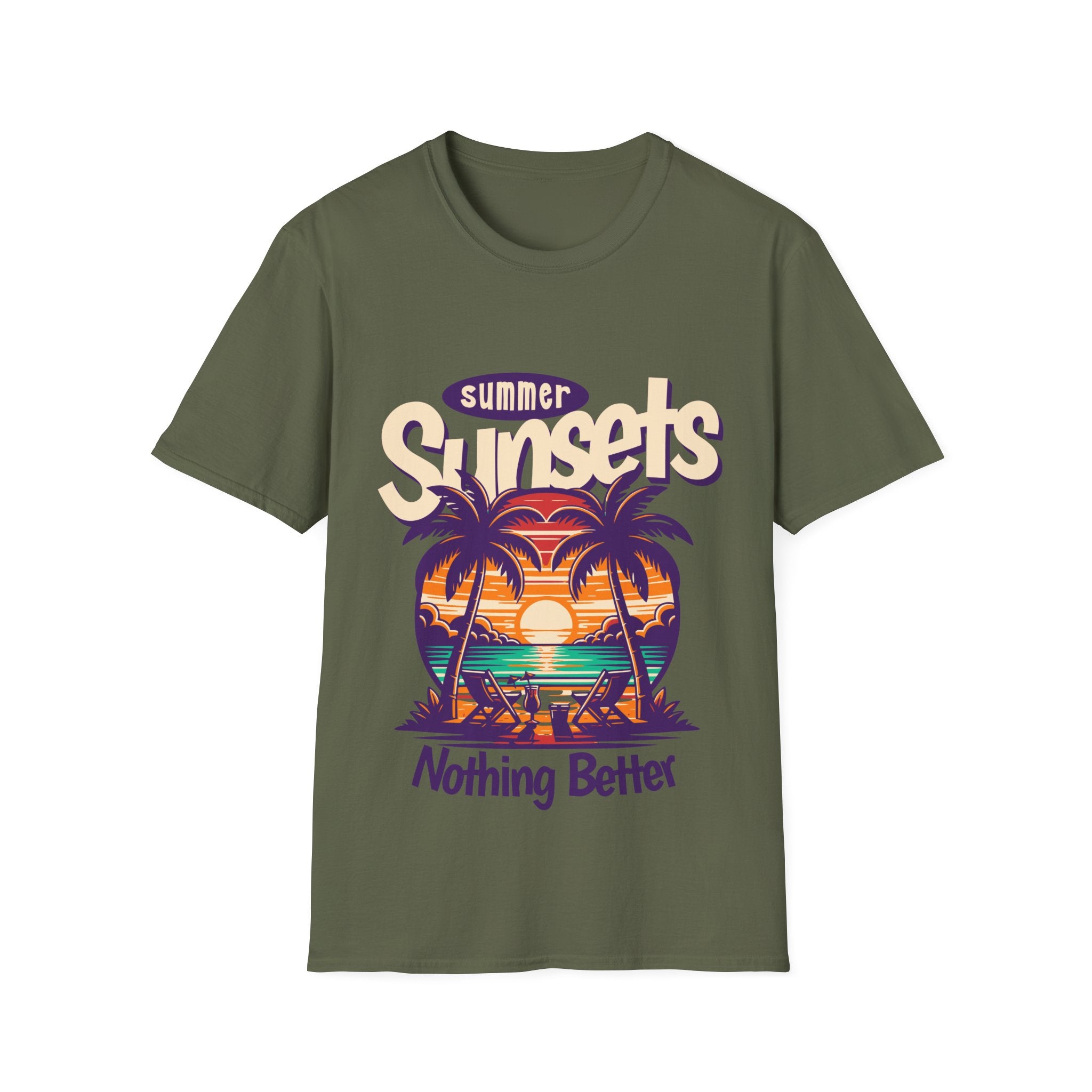 Summer Sunsets Unisex Softstyle T-Shirt