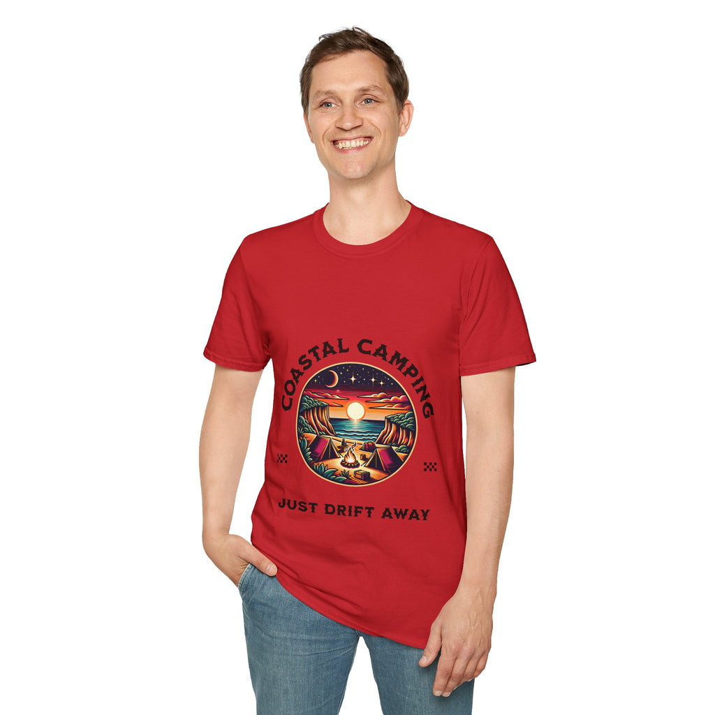Coastal Camping Unisex Softstyle T-Shirt