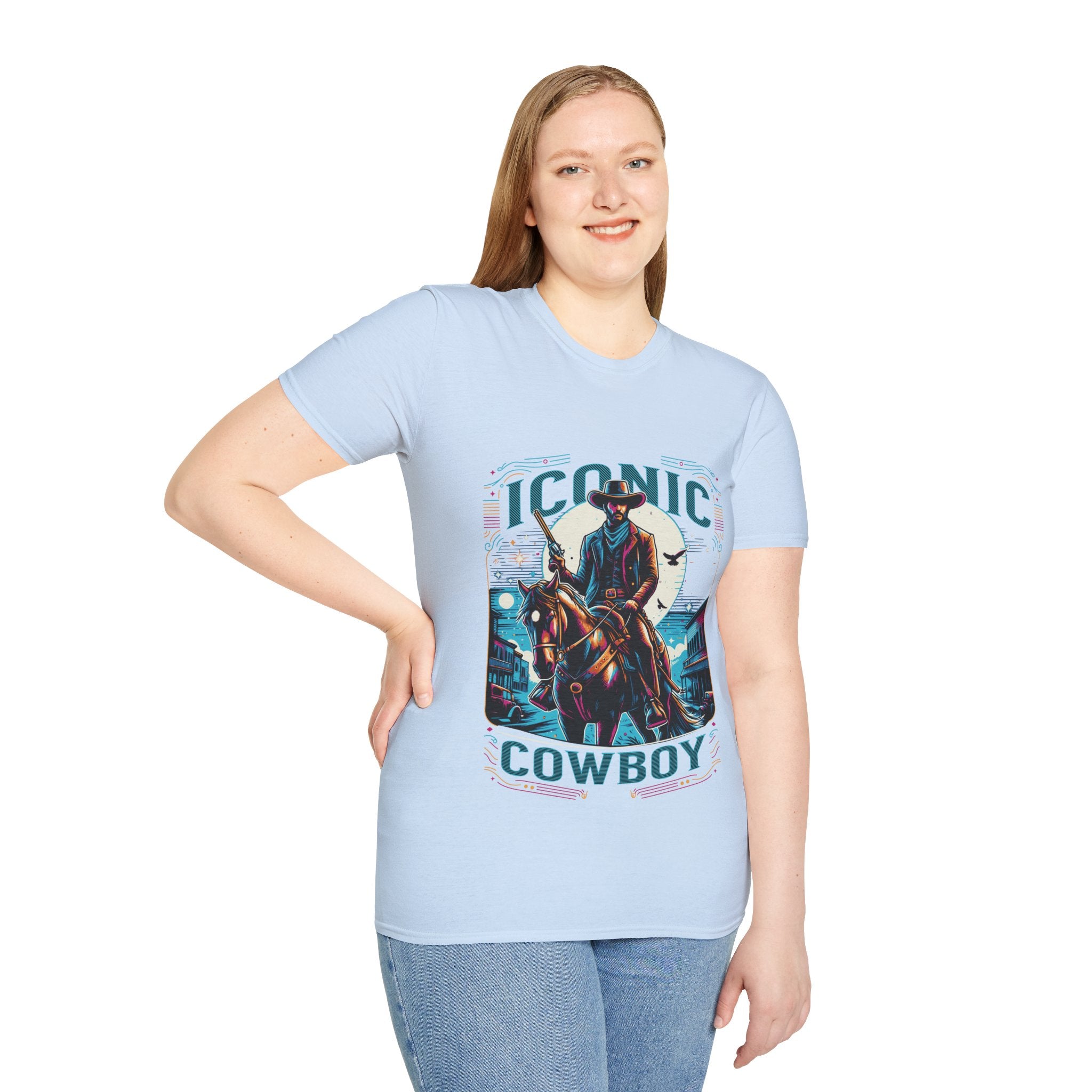 Iconic Cowboy Unisex Softstyle T-Shirt