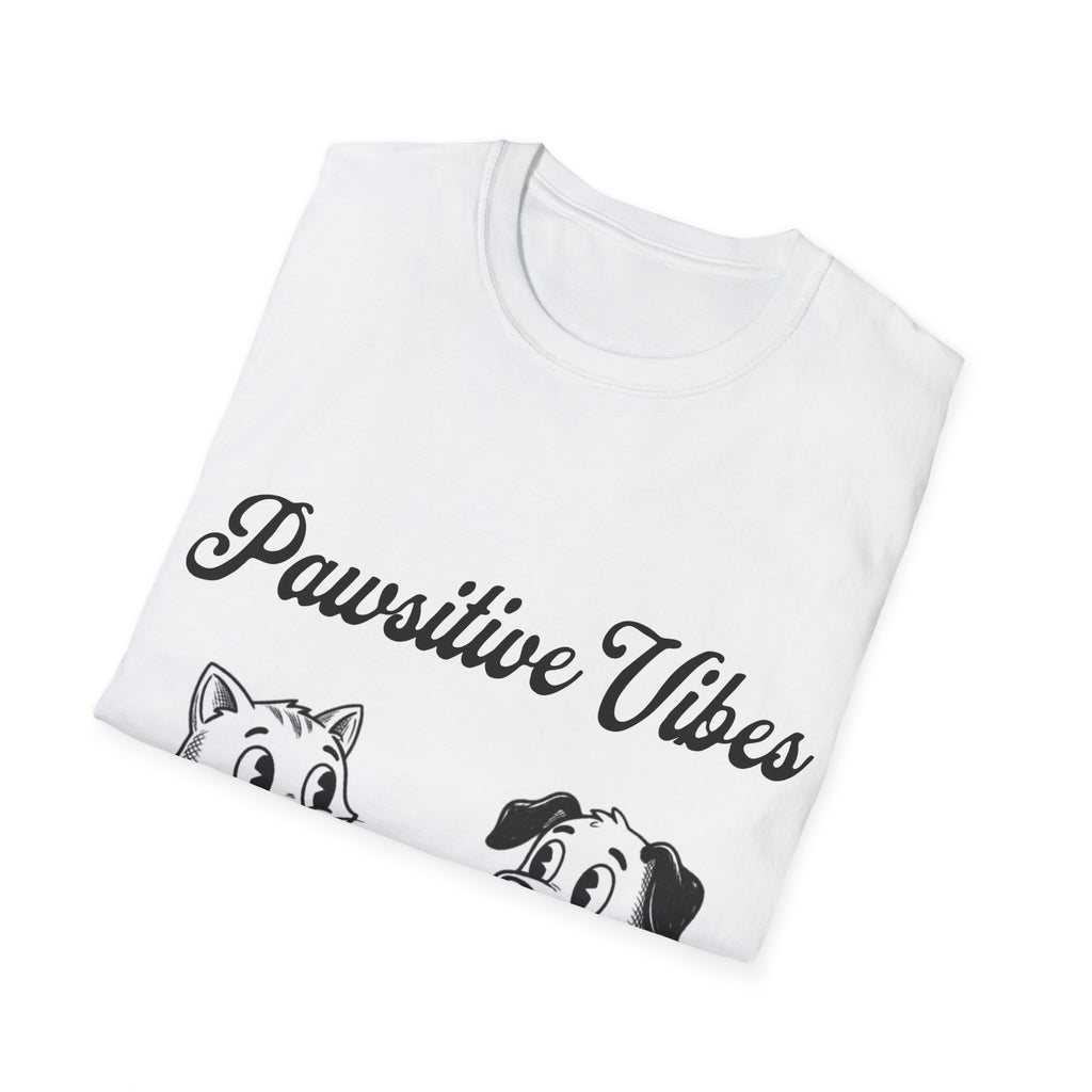 Pawsitive Vibes Unisex Softstyle T-Shirt