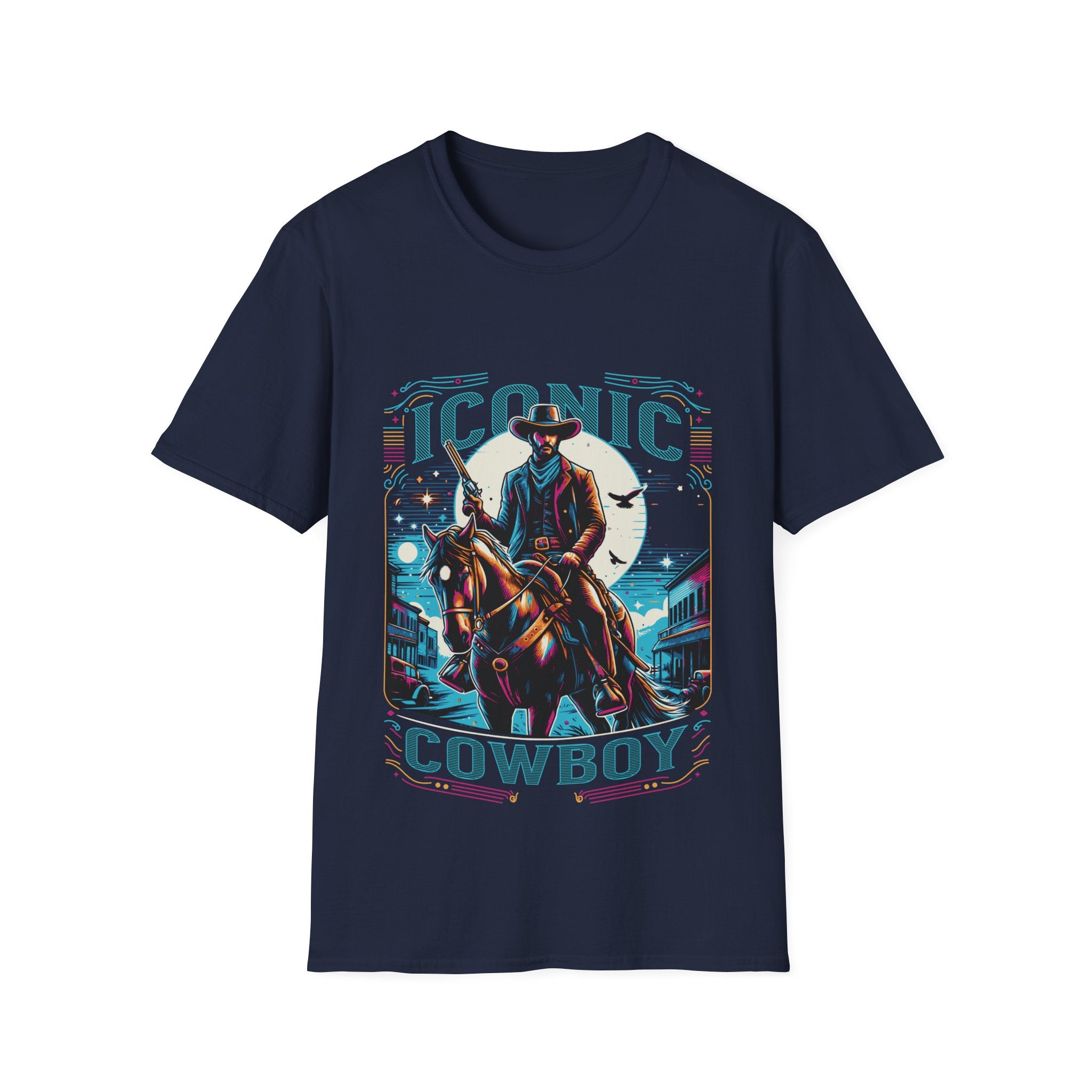Iconic Cowboy Unisex Softstyle T-Shirt