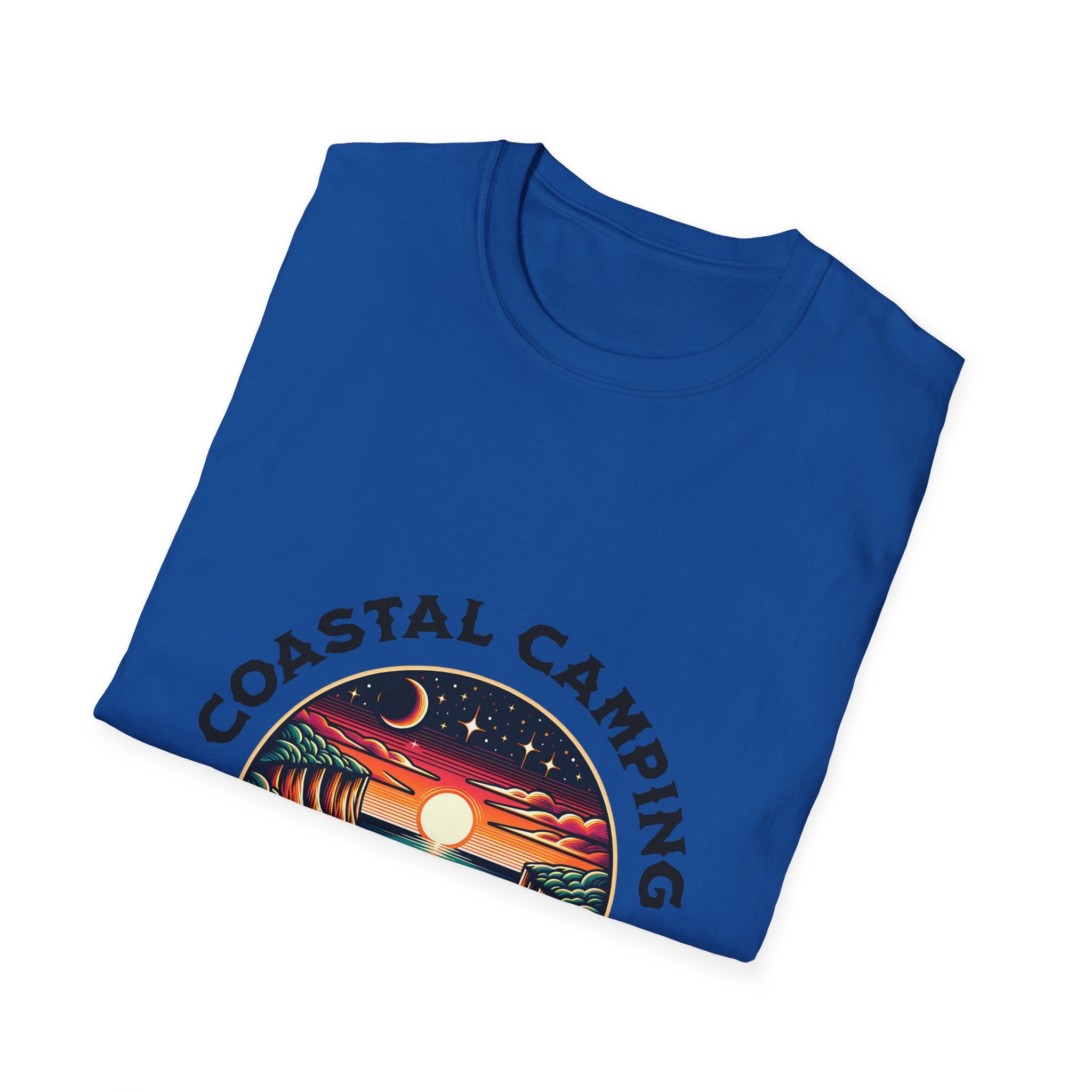 Coastal Camping Unisex Softstyle T-Shirt