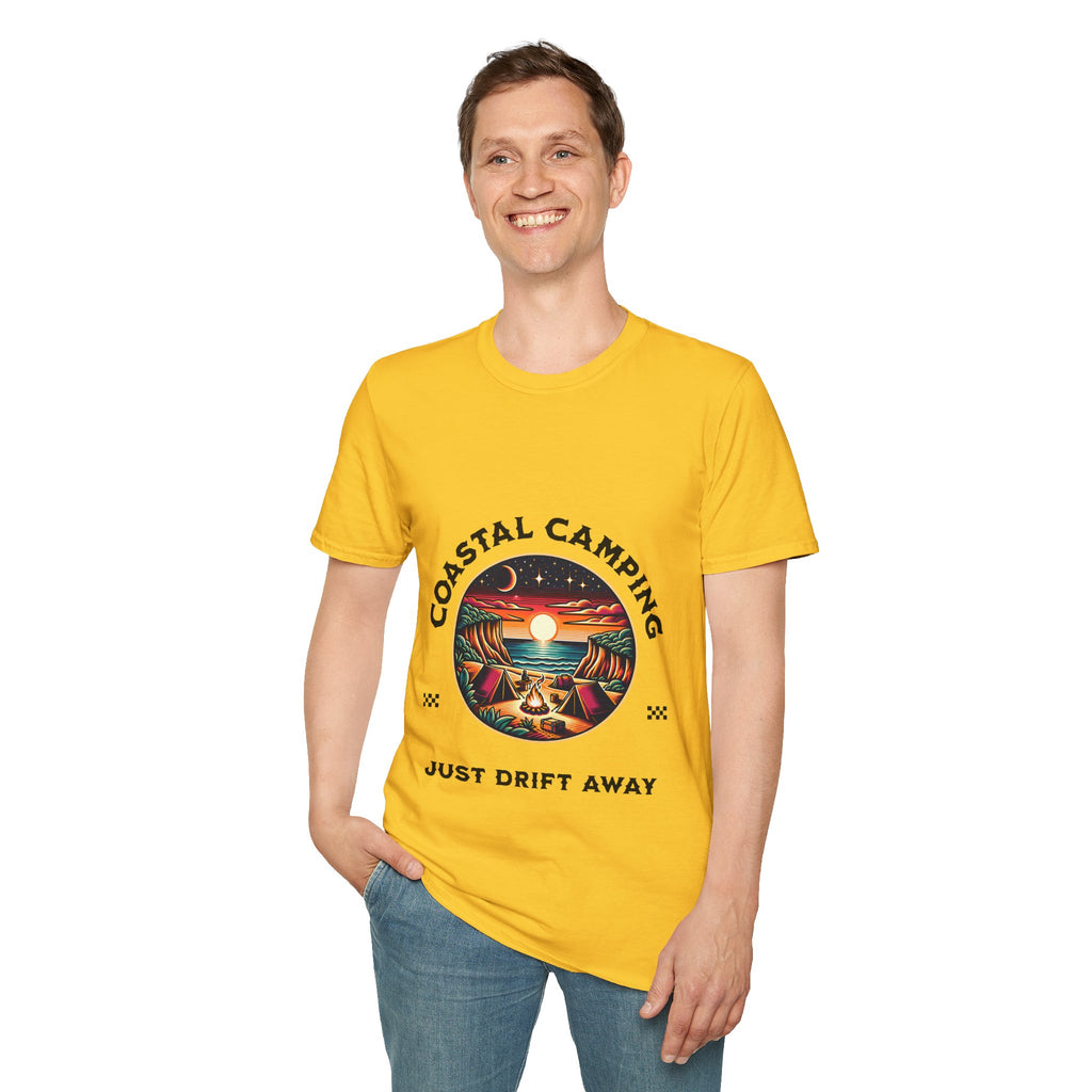 Coastal Camping Unisex Softstyle T-Shirt