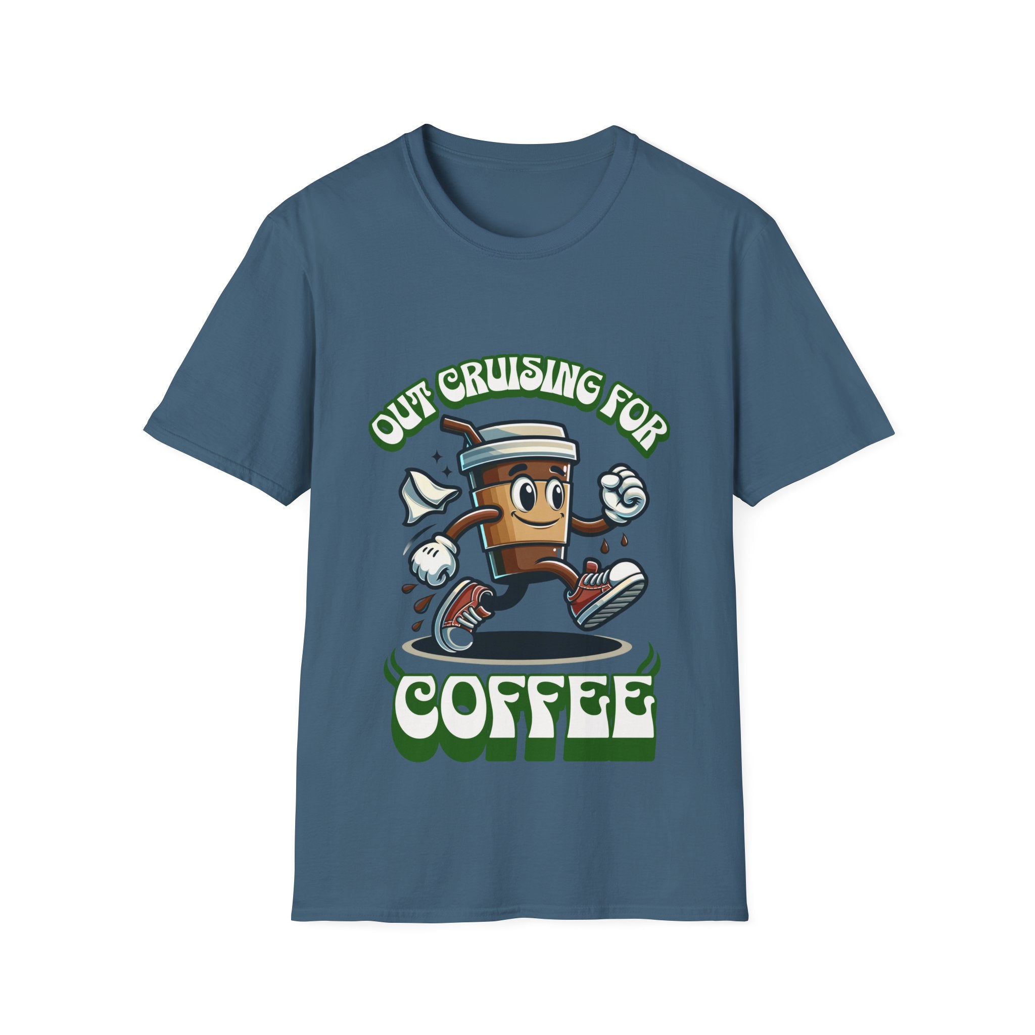 Cruising for Coffee Unisex Softstyle T-Shirt