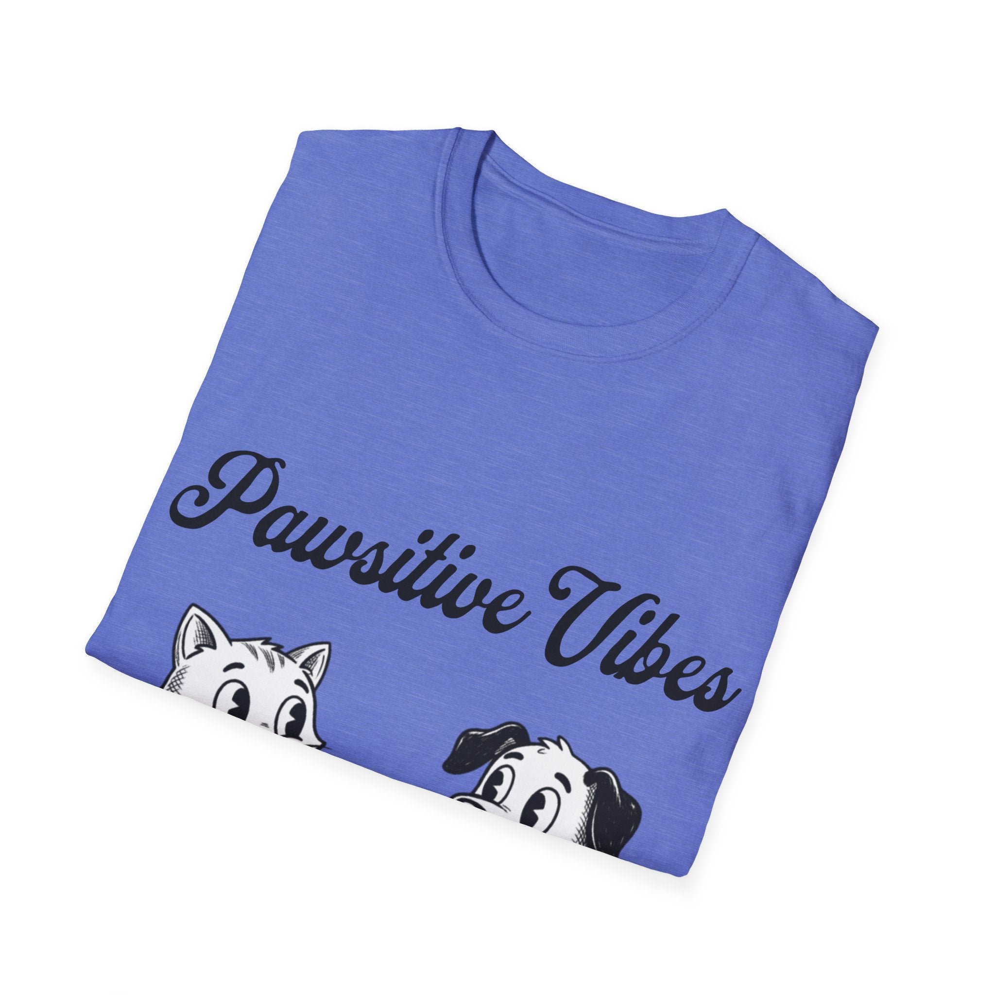 Pawsitive Vibes Unisex Softstyle T-Shirt