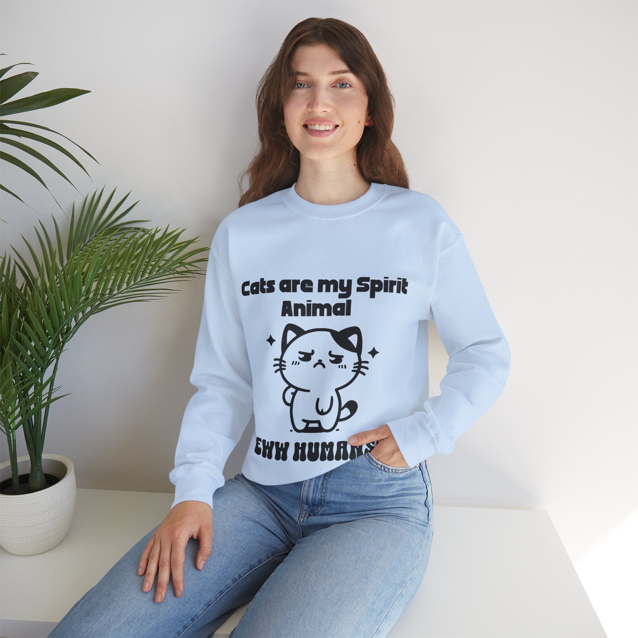 Eww Humans Unisex Heavy Blend™ Crewneck Sweatshirt