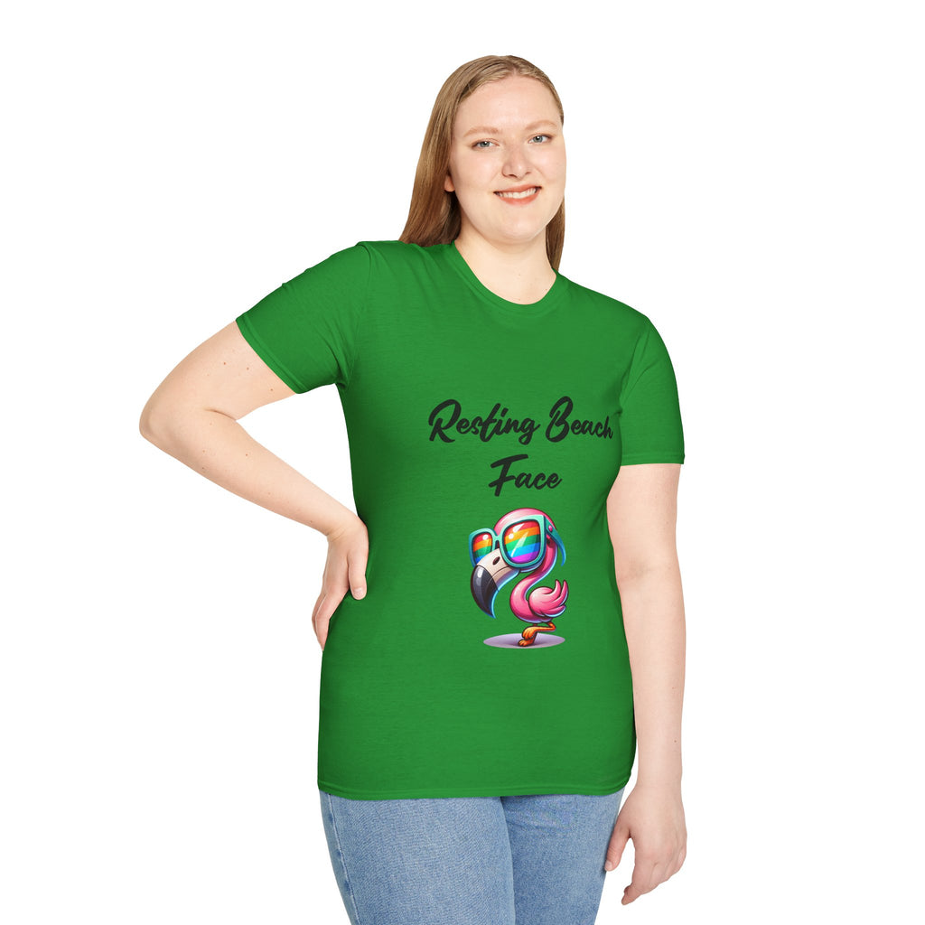 Beach Face Unisex Softstyle T-Shirt