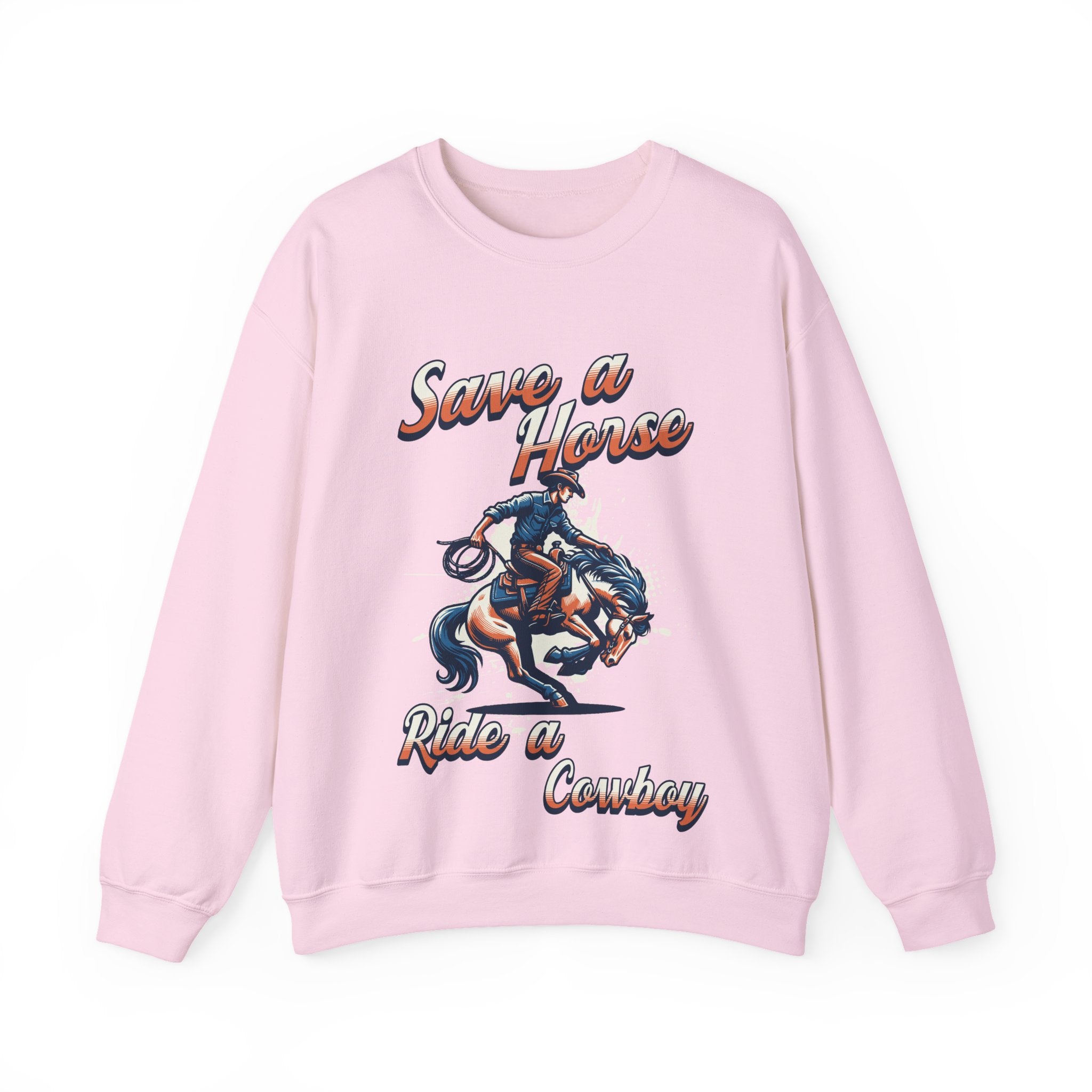 Save a Horse, Ride a Cowboy Unisex Heavy Blend™ Crewneck Sweatshirt