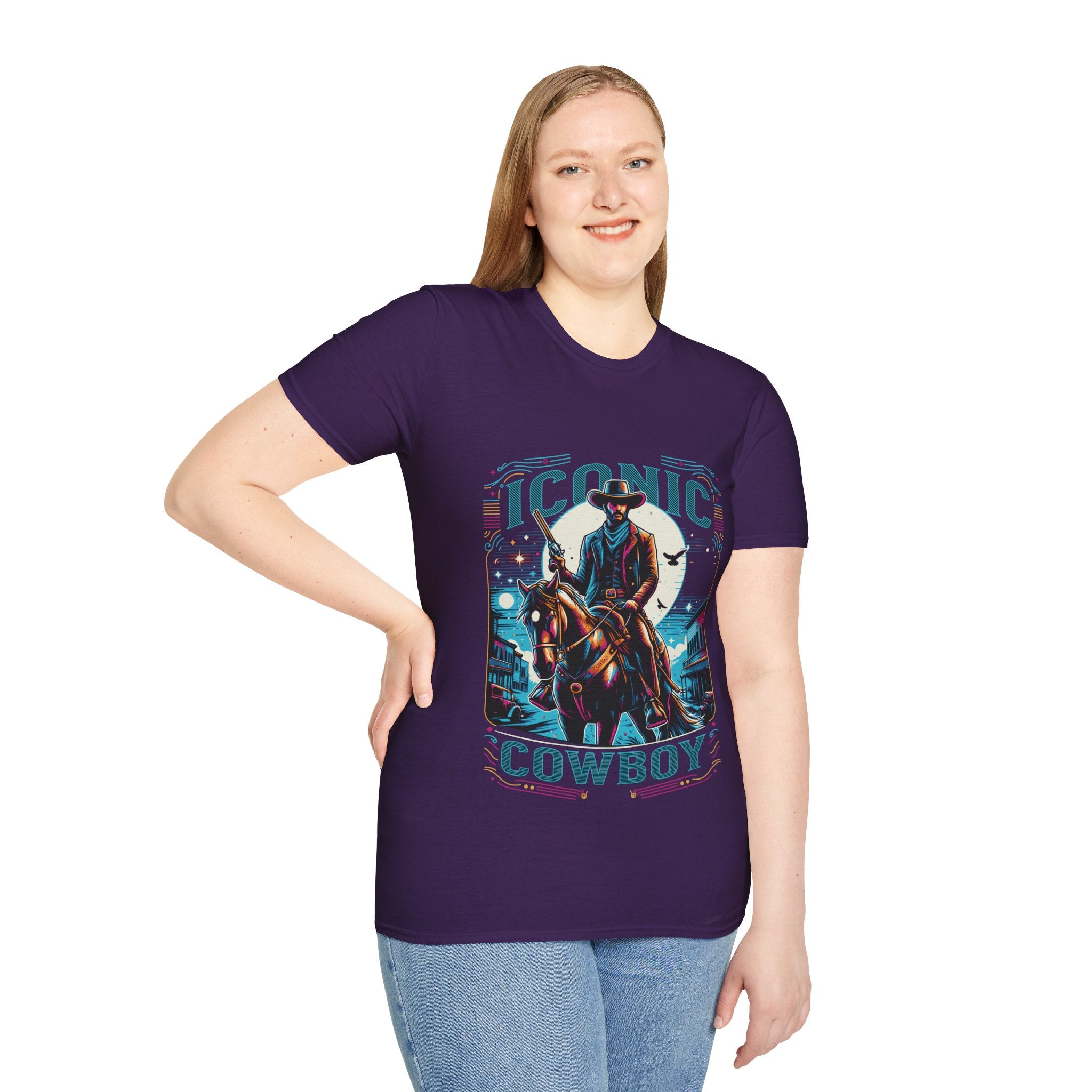 Iconic Cowboy Unisex Softstyle T-Shirt
