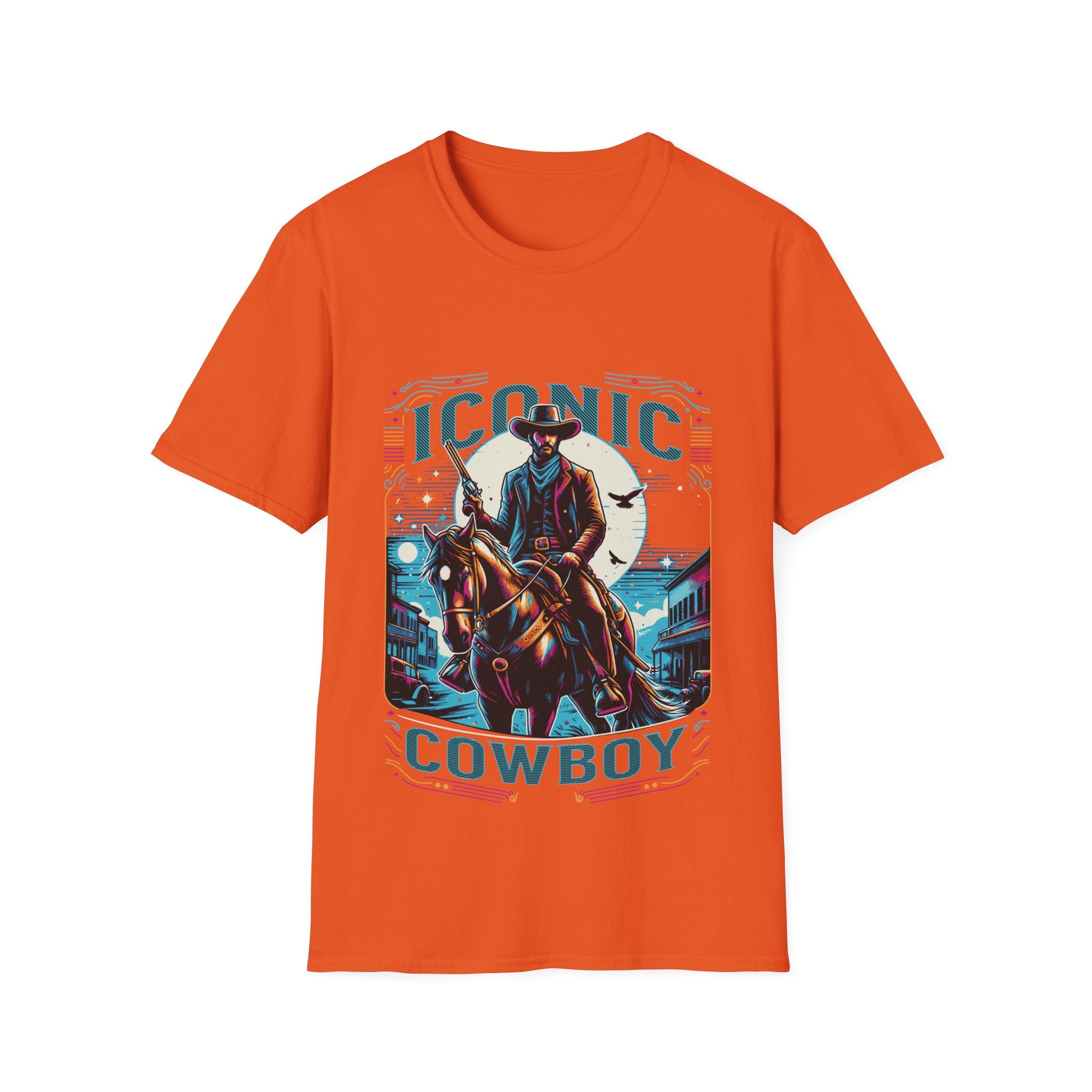 Iconic Cowboy Unisex Softstyle T-Shirt