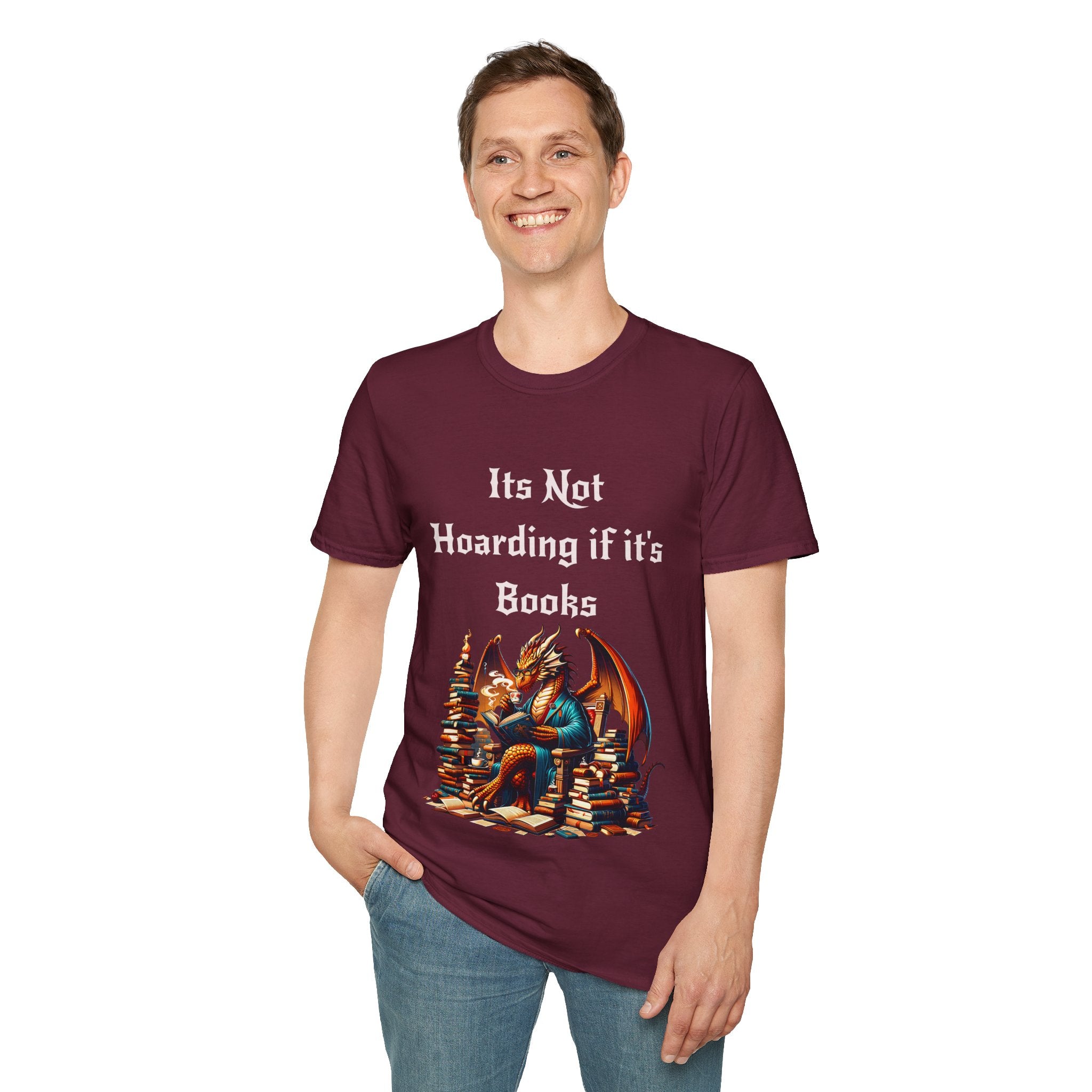 Hoarding Books Unisex Softstyle T-Shirt