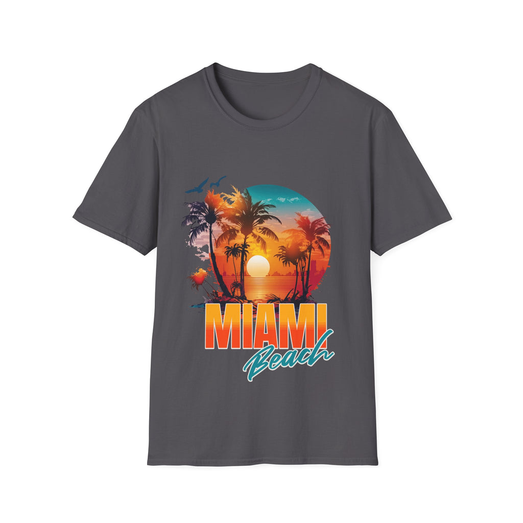 Miami Beach Unisex Softstyle T-Shirt