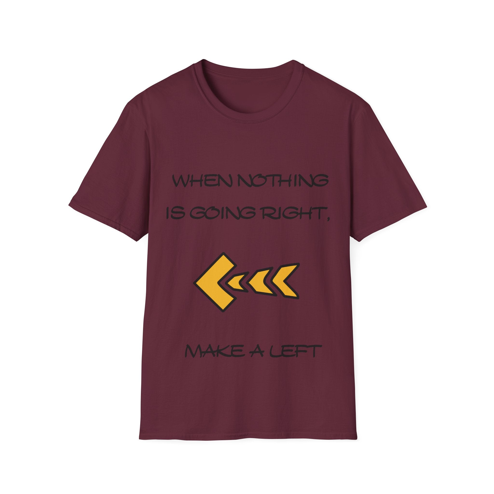 Make a Left Unisex Softstyle T-Shirt