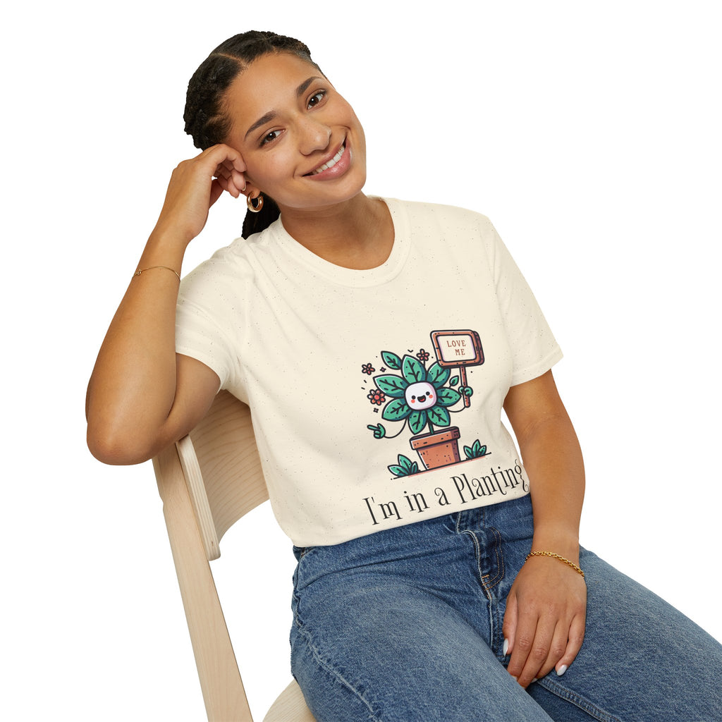 Planting Mood Unisex Softstyle T-Shirt
