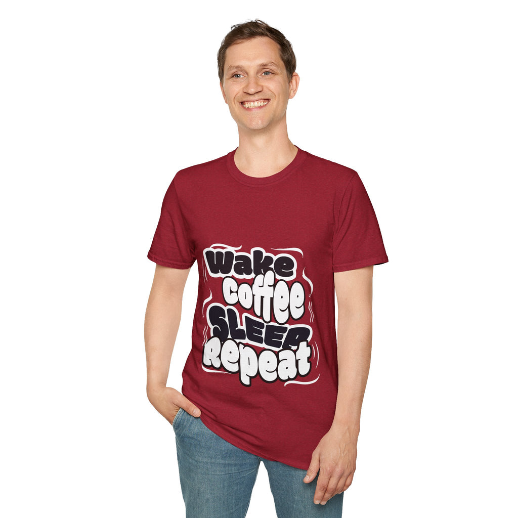 Wake Coffee Unisex Softstyle T-Shirt