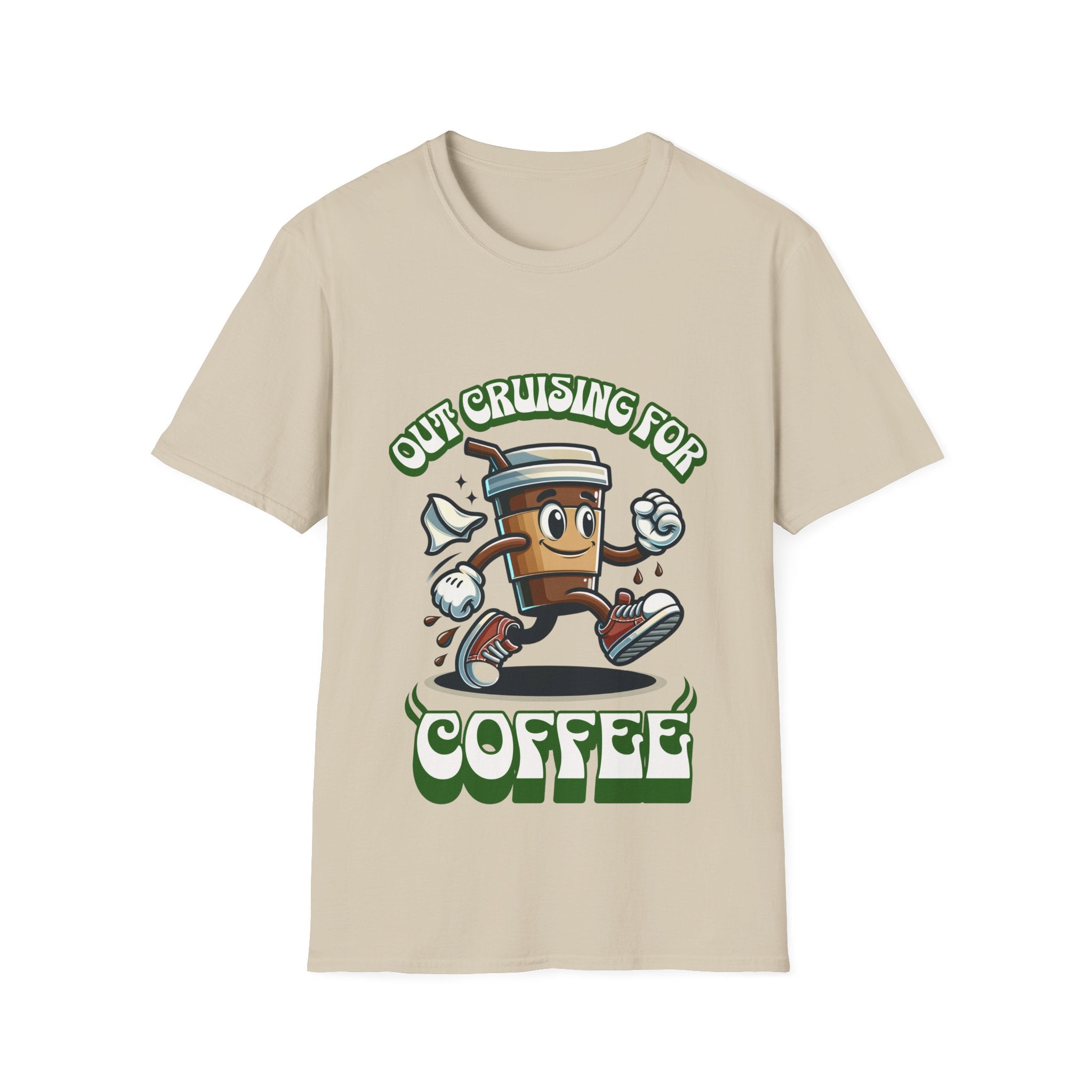 Cruising for Coffee Unisex Softstyle T-Shirt