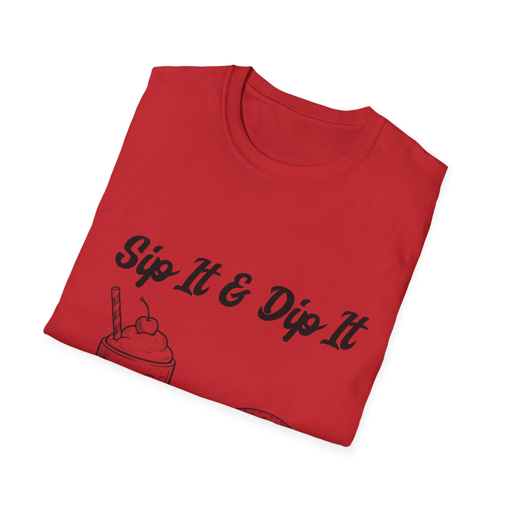 Sip it & Dip It Unisex Softstyle T-Shirt
