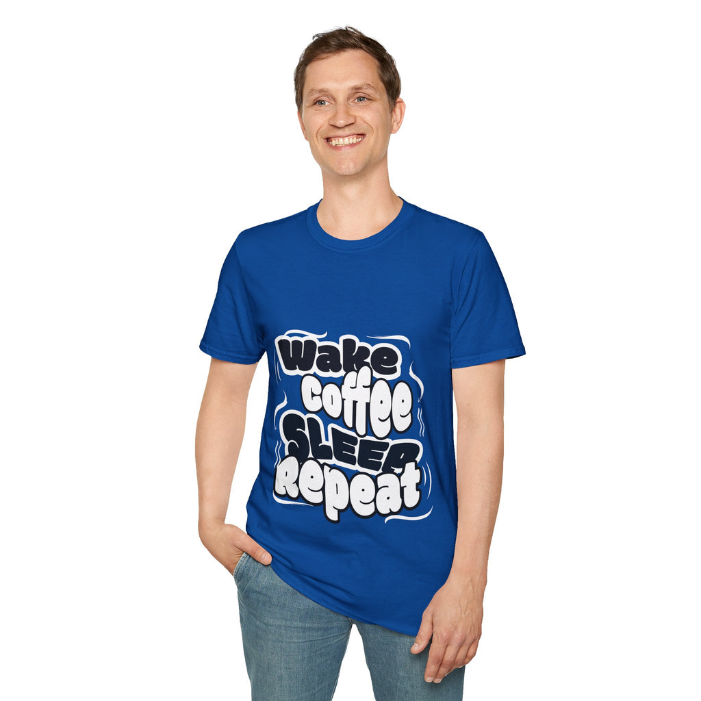 Wake Coffee Unisex Softstyle T-Shirt