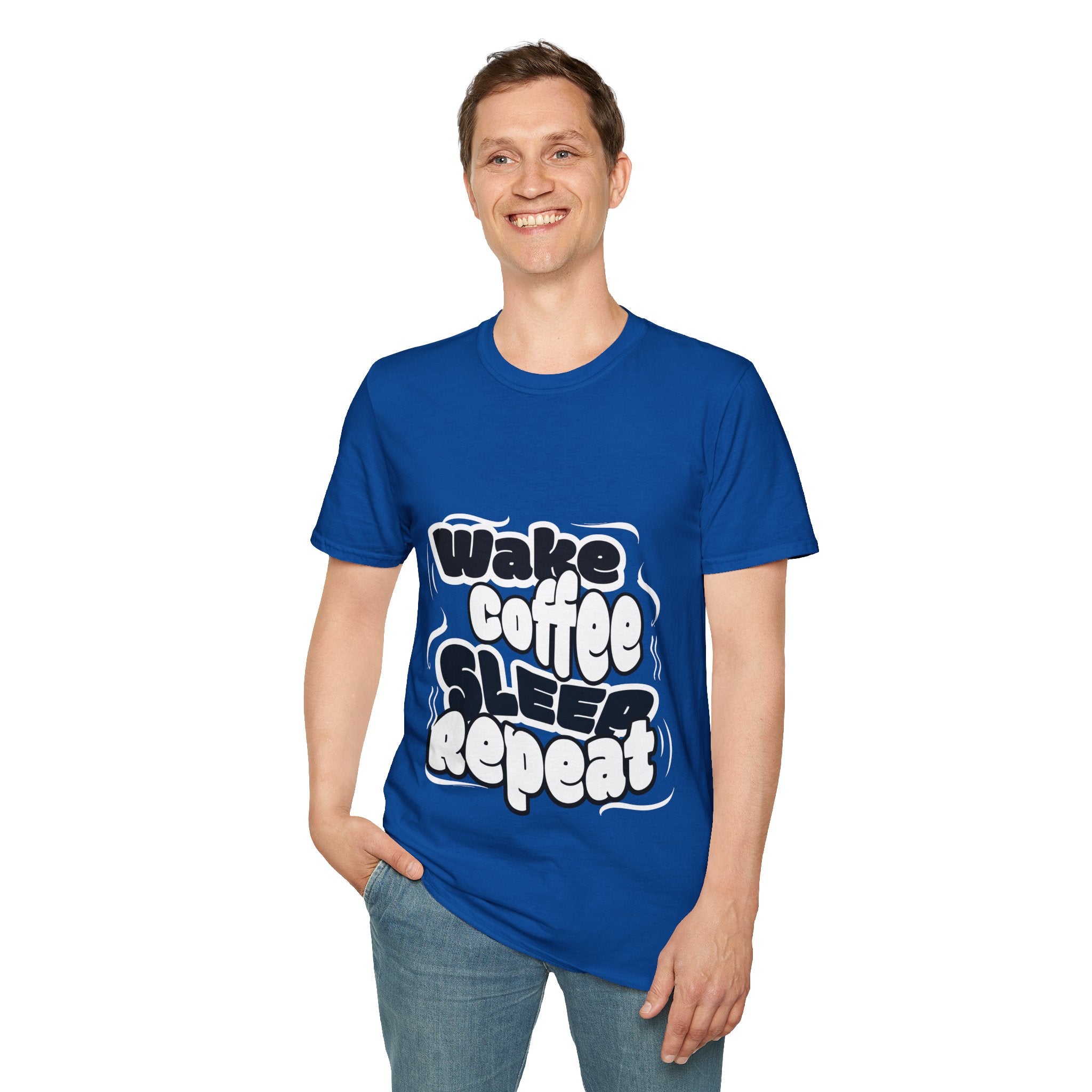 Wake Coffee Unisex Softstyle T-Shirt