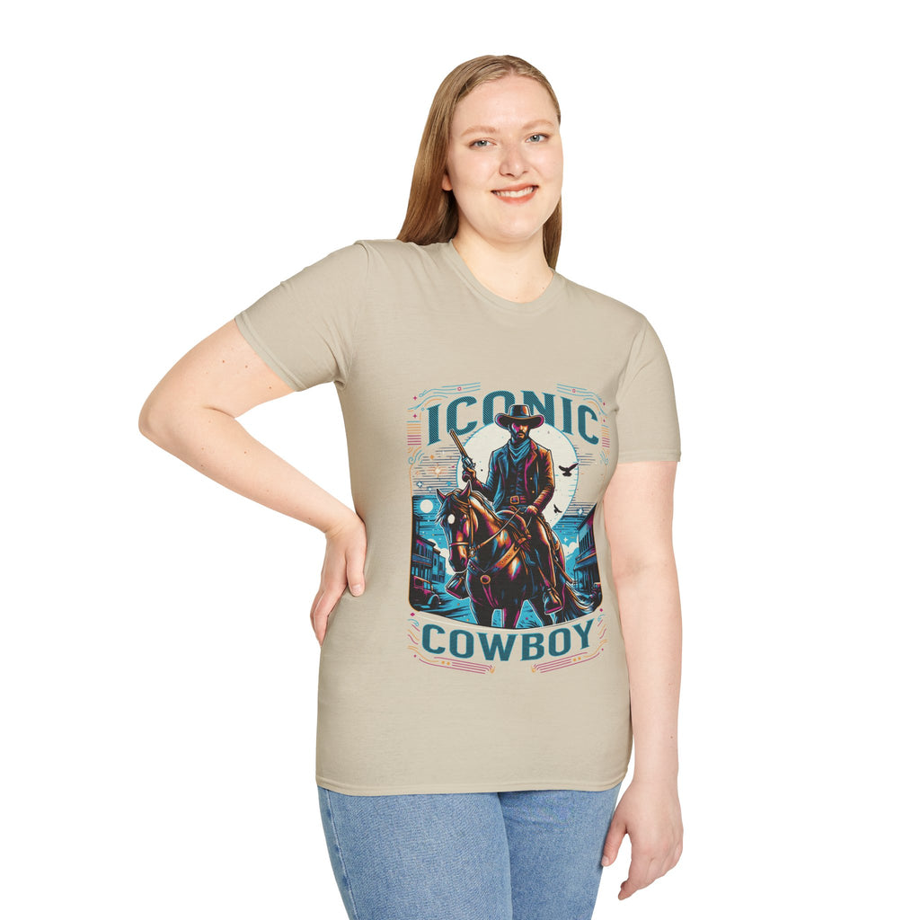 Iconic Cowboy Unisex Softstyle T-Shirt