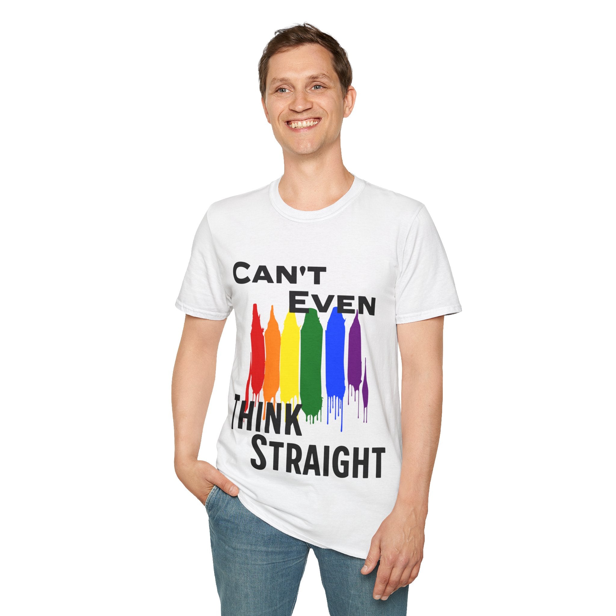Think Straight Unisex Softstyle T-Shirt