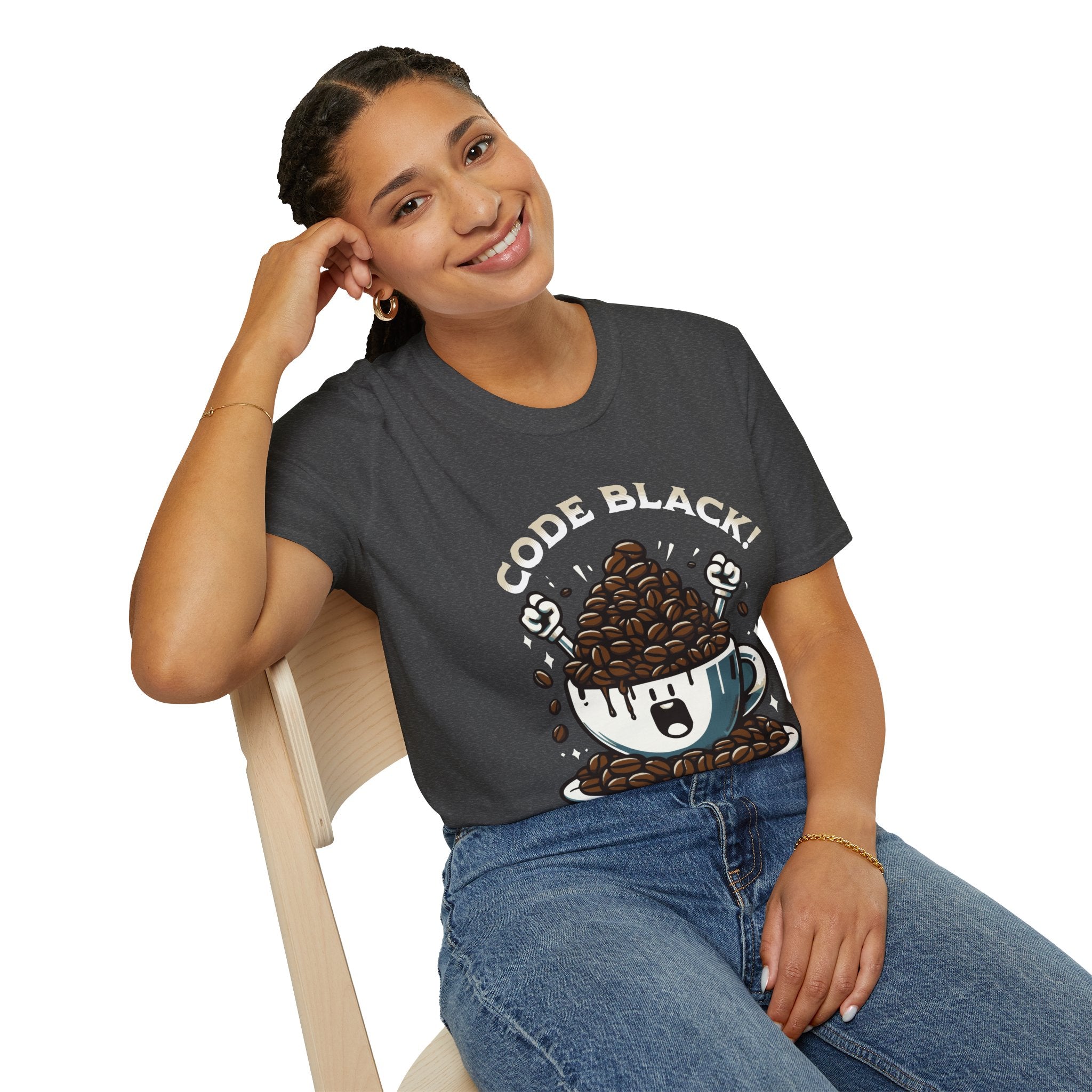 Code Black Unisex Softstyle T-Shirt