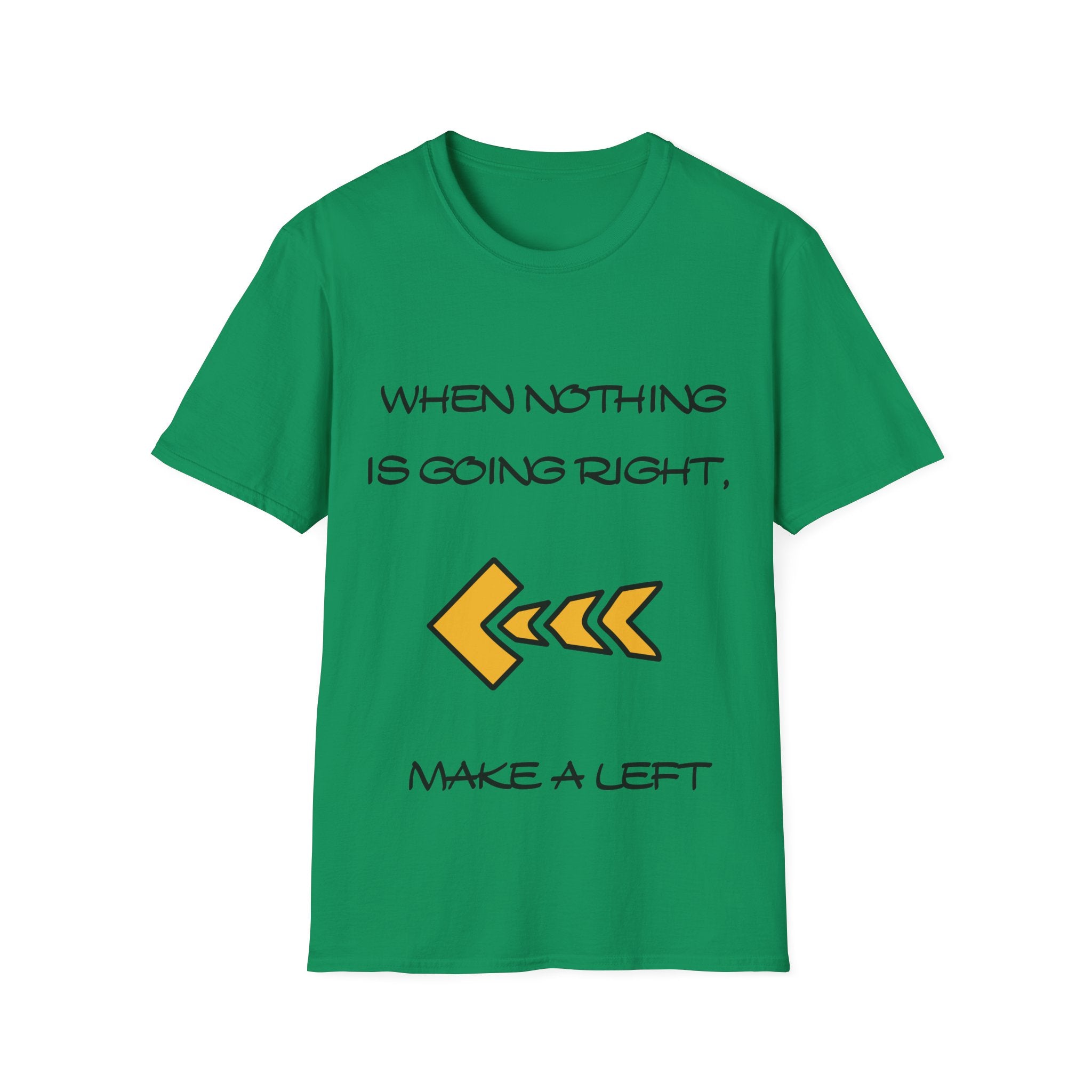 Make a Left Unisex Softstyle T-Shirt