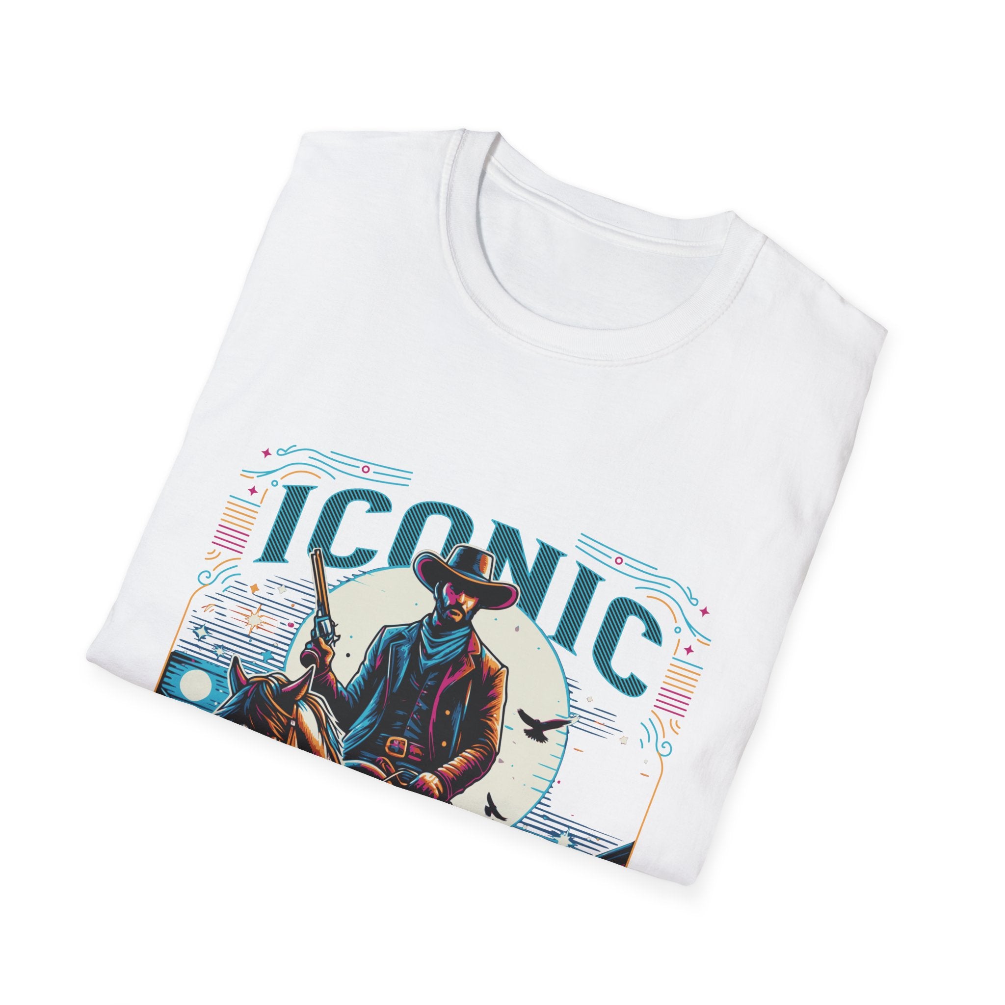 Iconic Cowboy Unisex Softstyle T-Shirt